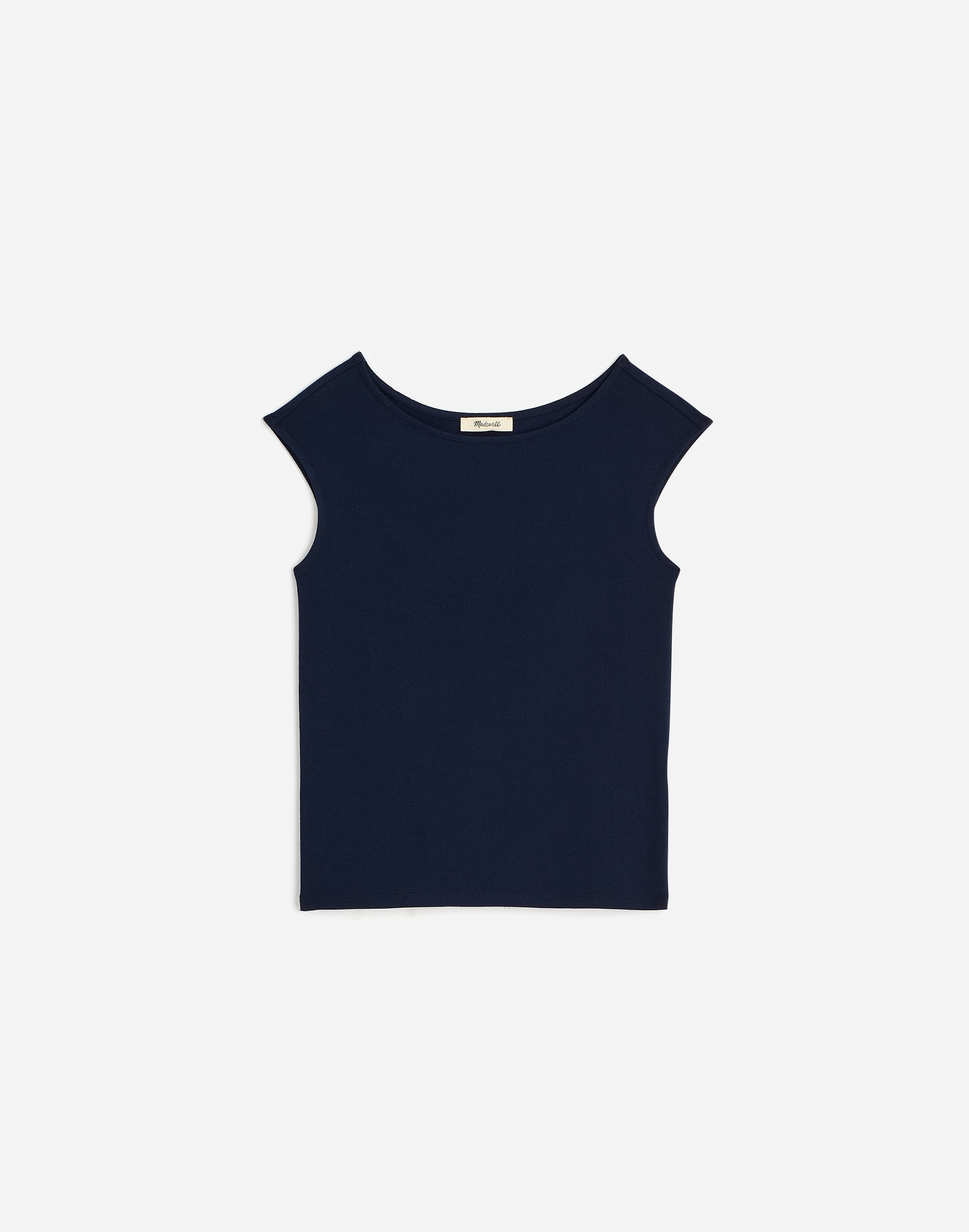 Scoopneck Cap-Sleeve Tee