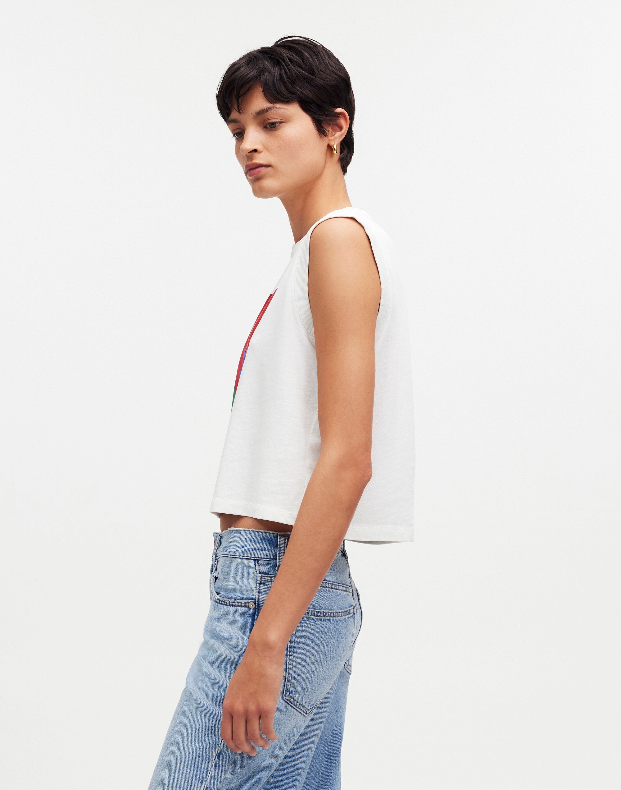 Madewell x Laetitia Rouget Graphic Crewneck Muscle Tee