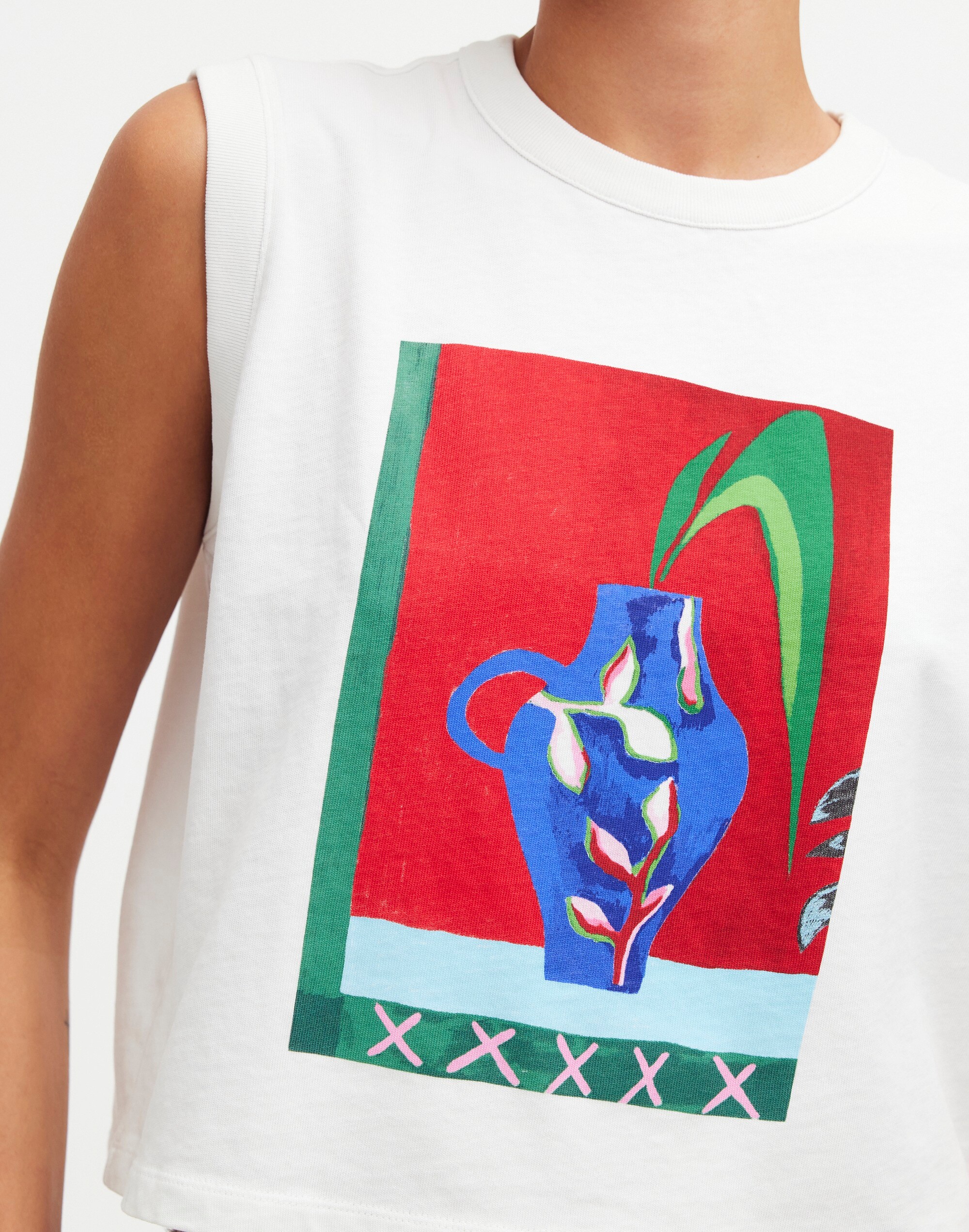 Madewell x Laetitia Rouget Graphic Crewneck Muscle Tee