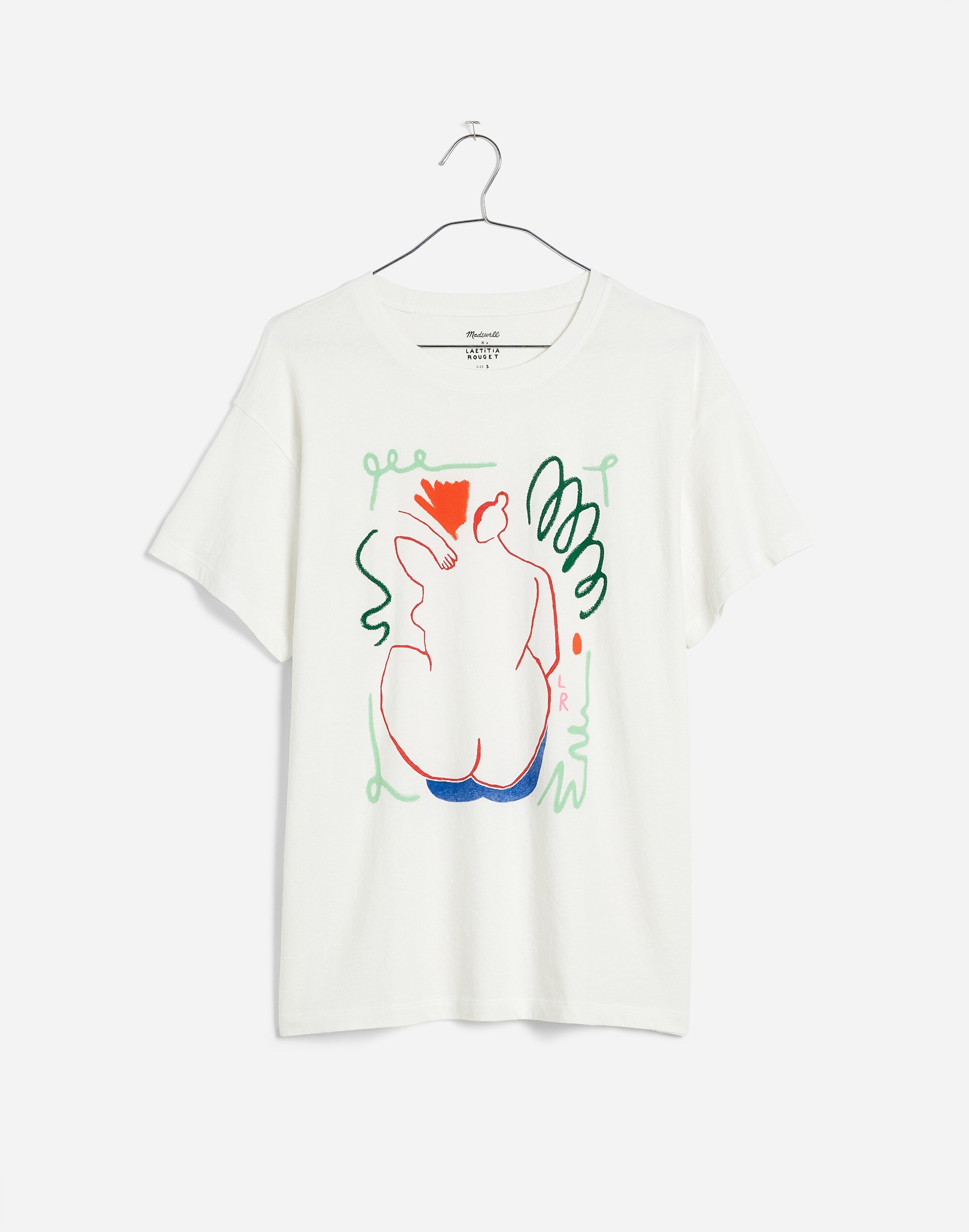 Madewell x Laetitia Rouget Graphic Softfade Cotton Oversized Tee