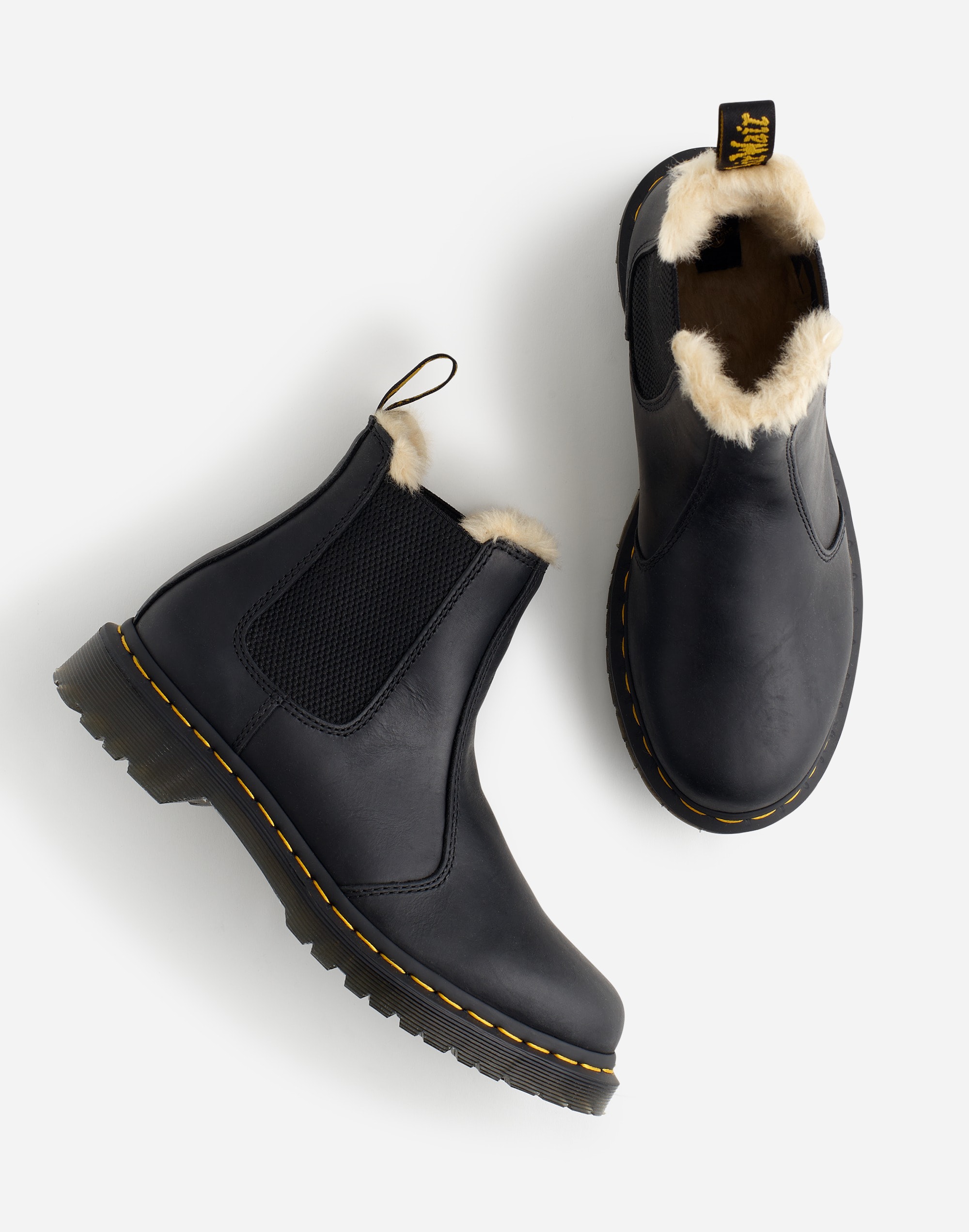 Dr. Martens&reg; 2976 Lenore Faux Fur-Lined Chelsea Boots