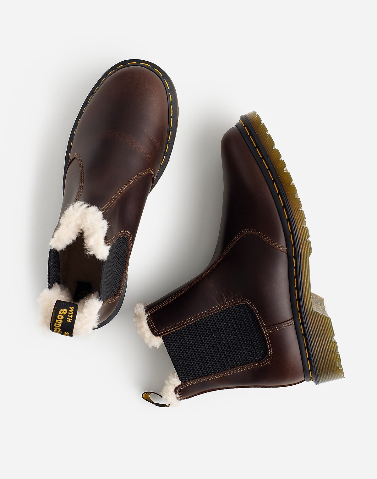 Dr. Martens® 2976 Lenore Faux Fur-Lined Chelsea Boots