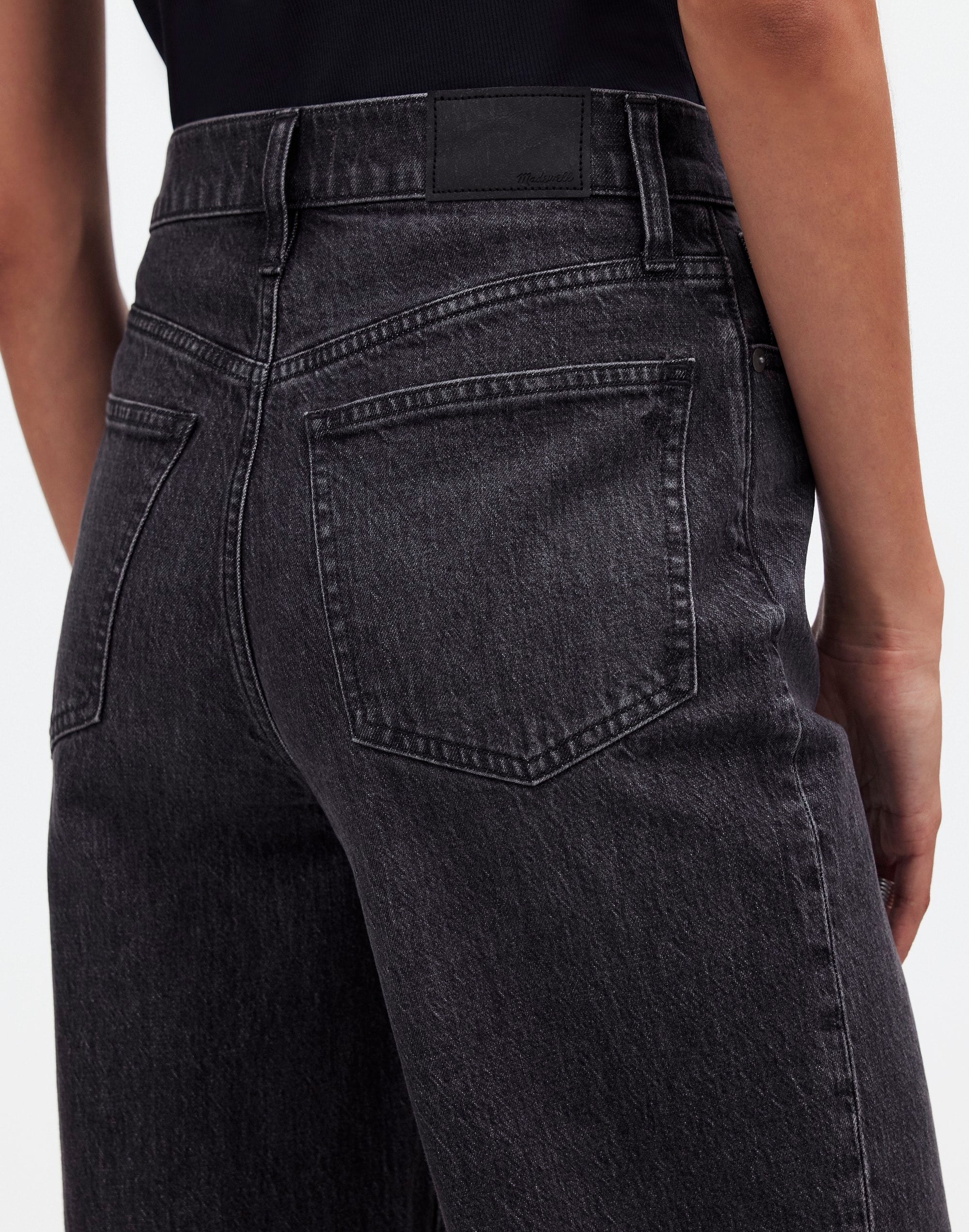 The Perfect Vintage Wide-Leg Crop Jean