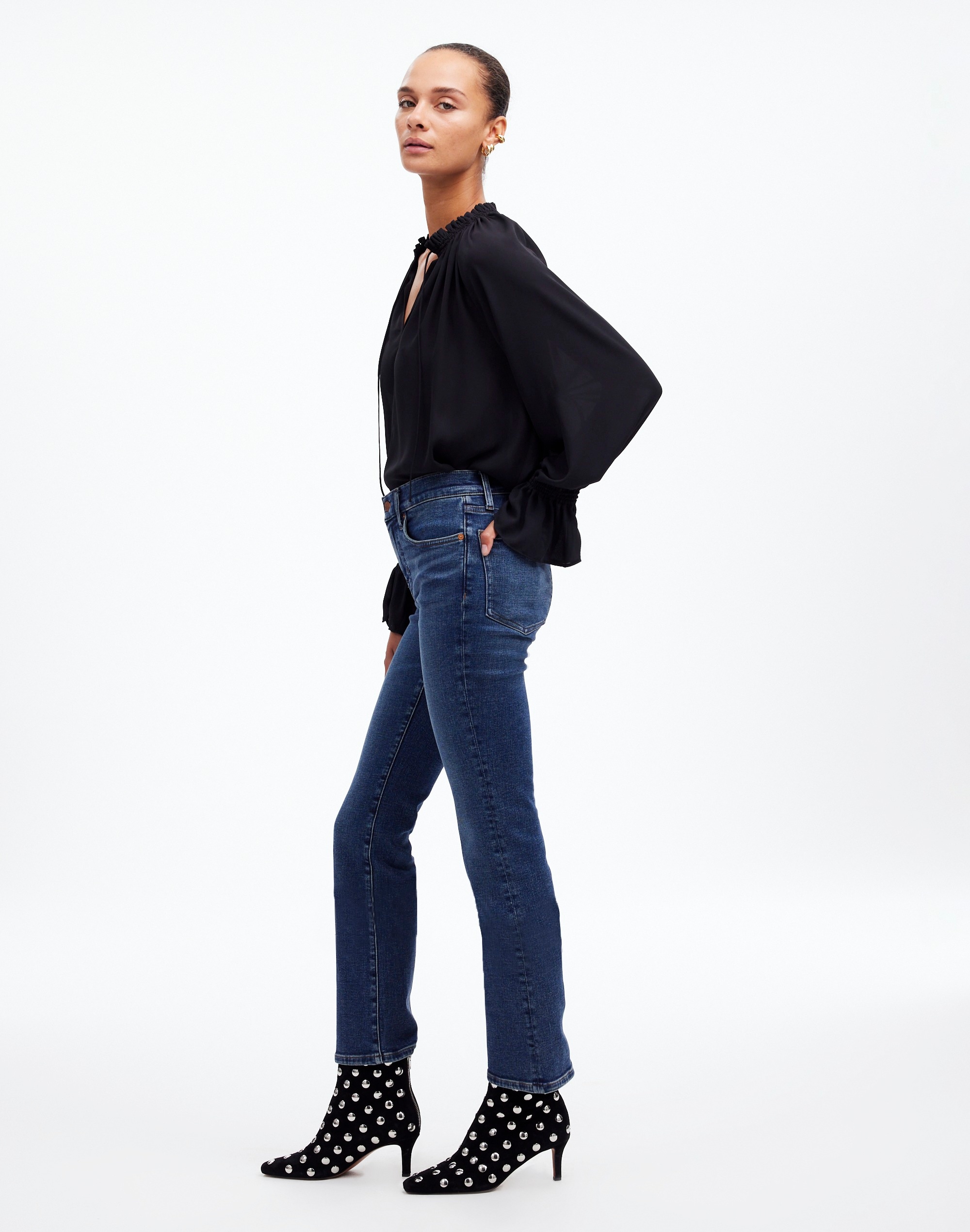 Tall Kick Out Crop Jeans