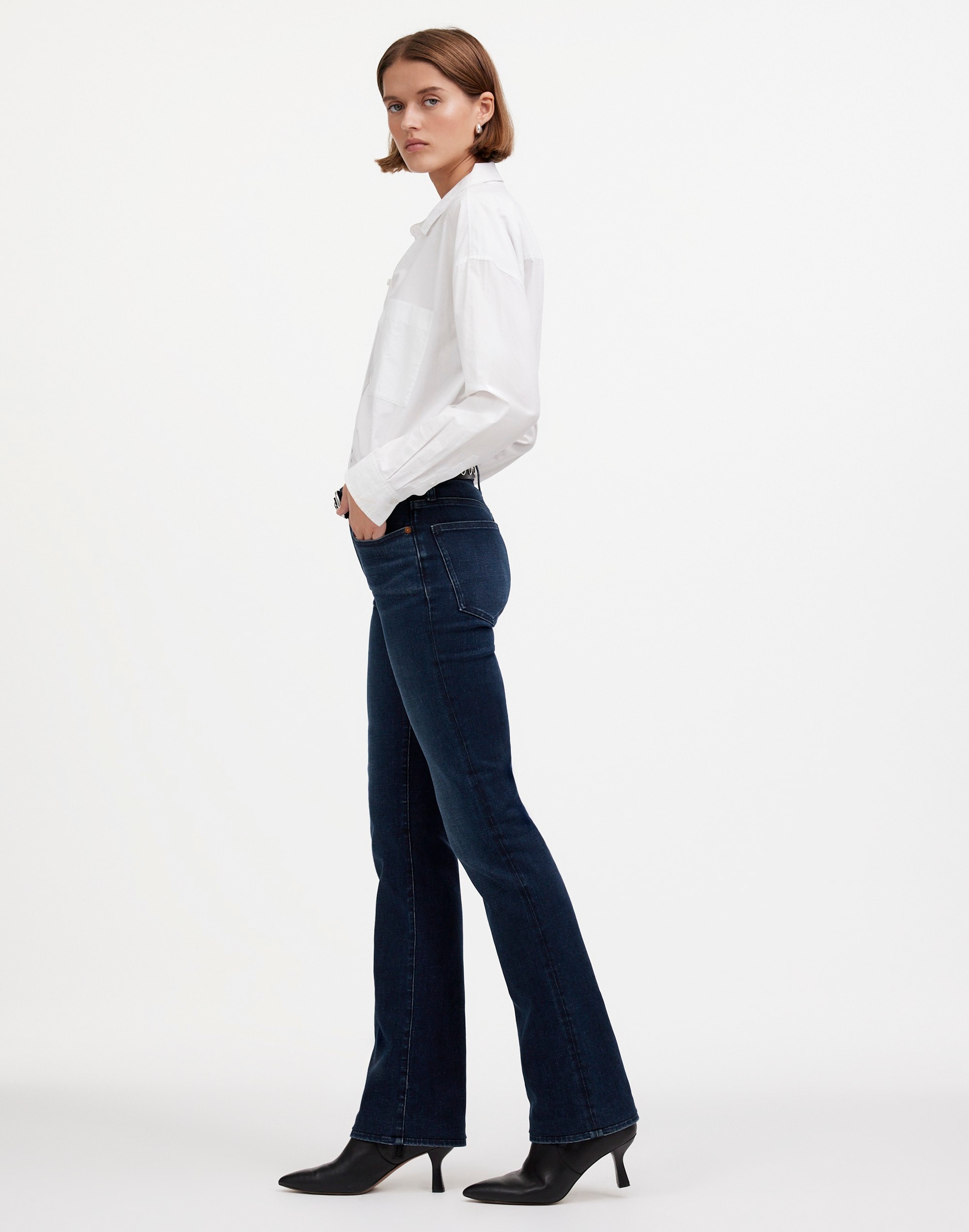 Petite Kick Out Full-Length Jeans