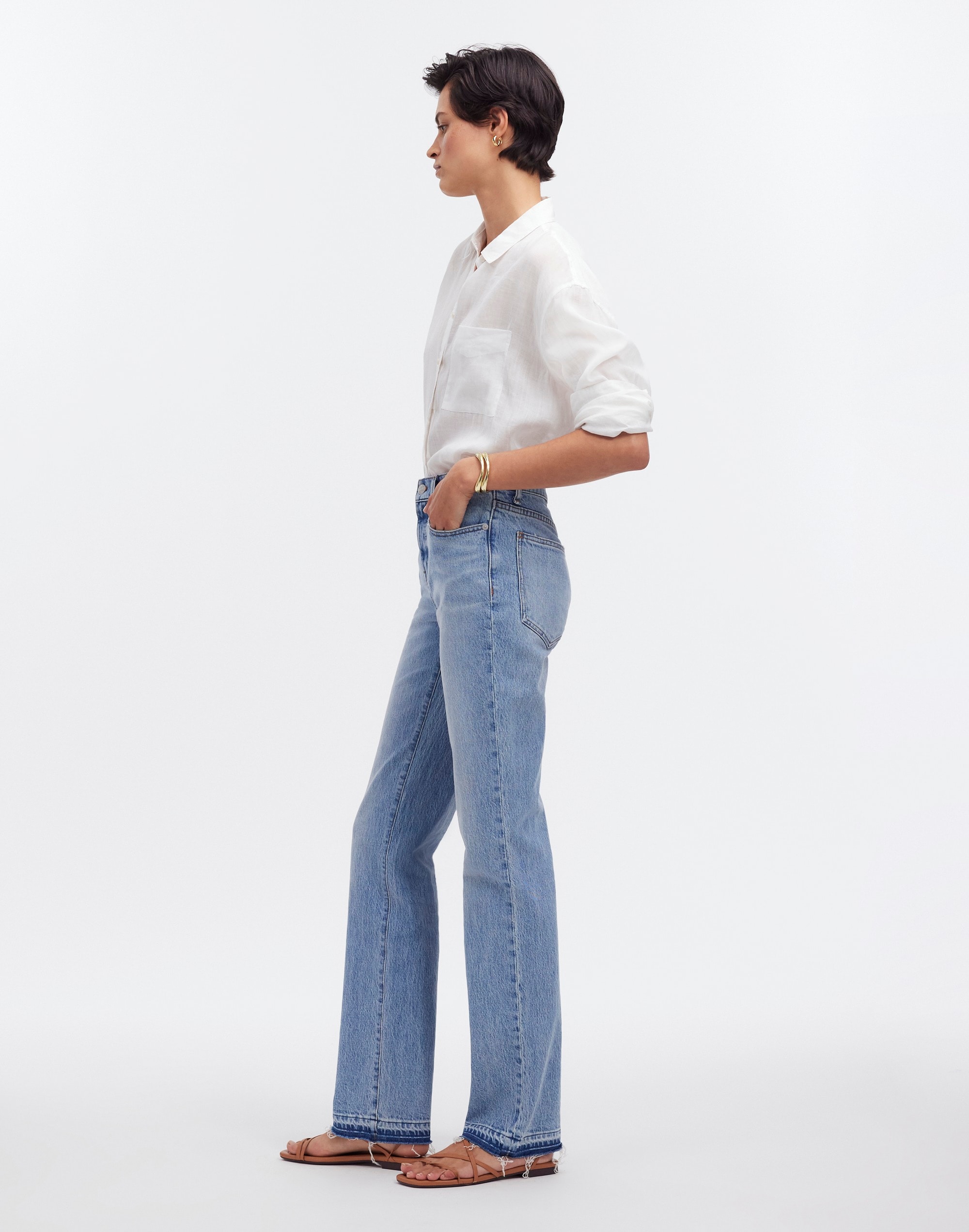The '90s Straight Mid-Rise Jean