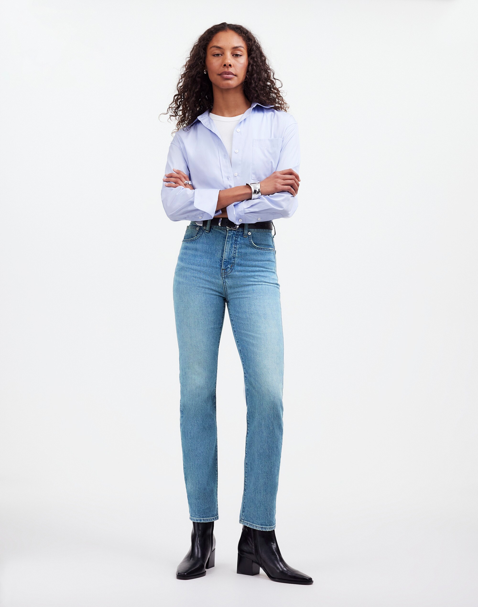 The '90s Straight Crop Jean