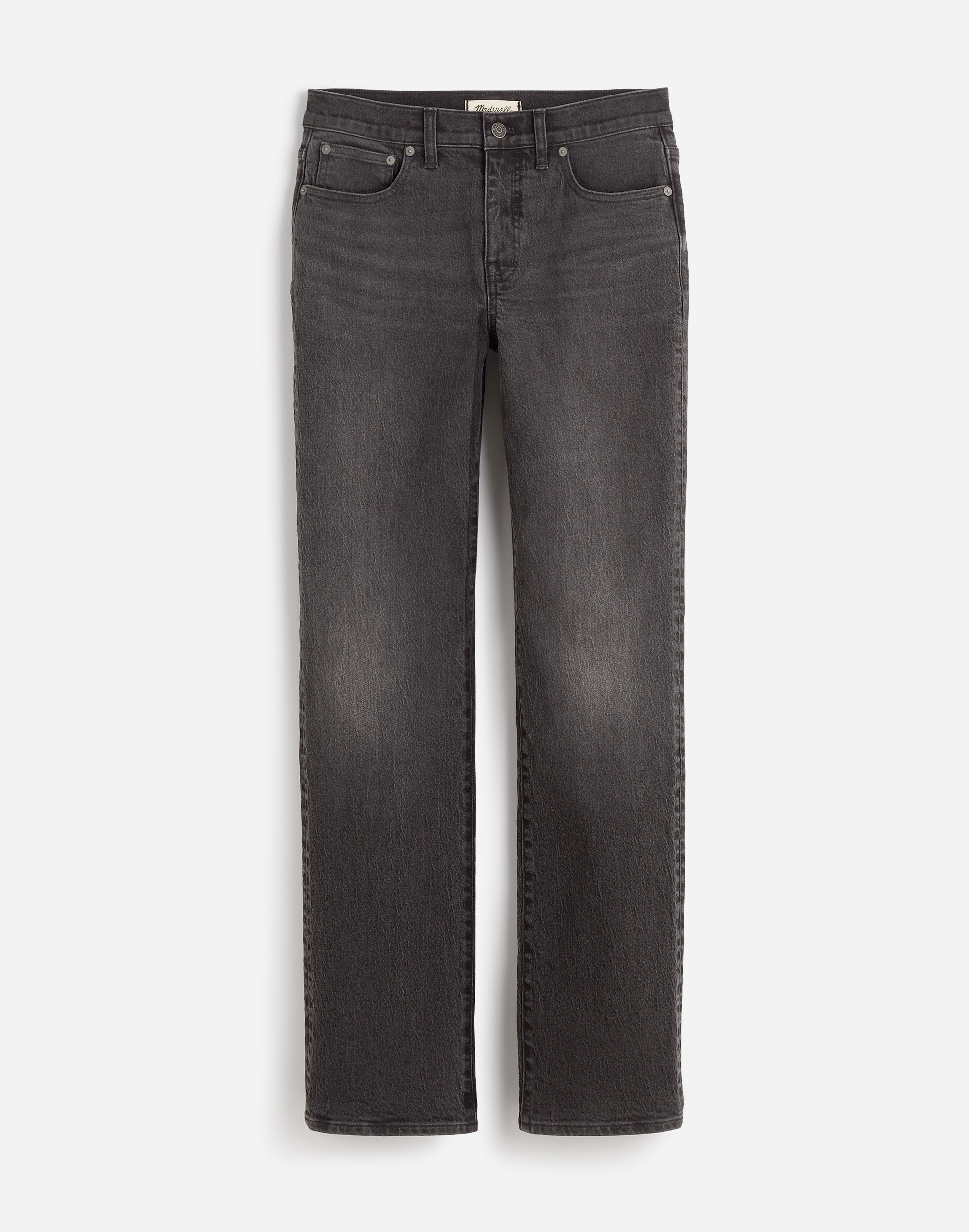 The Petite '90s Straight Mid-Rise Jean in Landale Wash in landale wash image 6