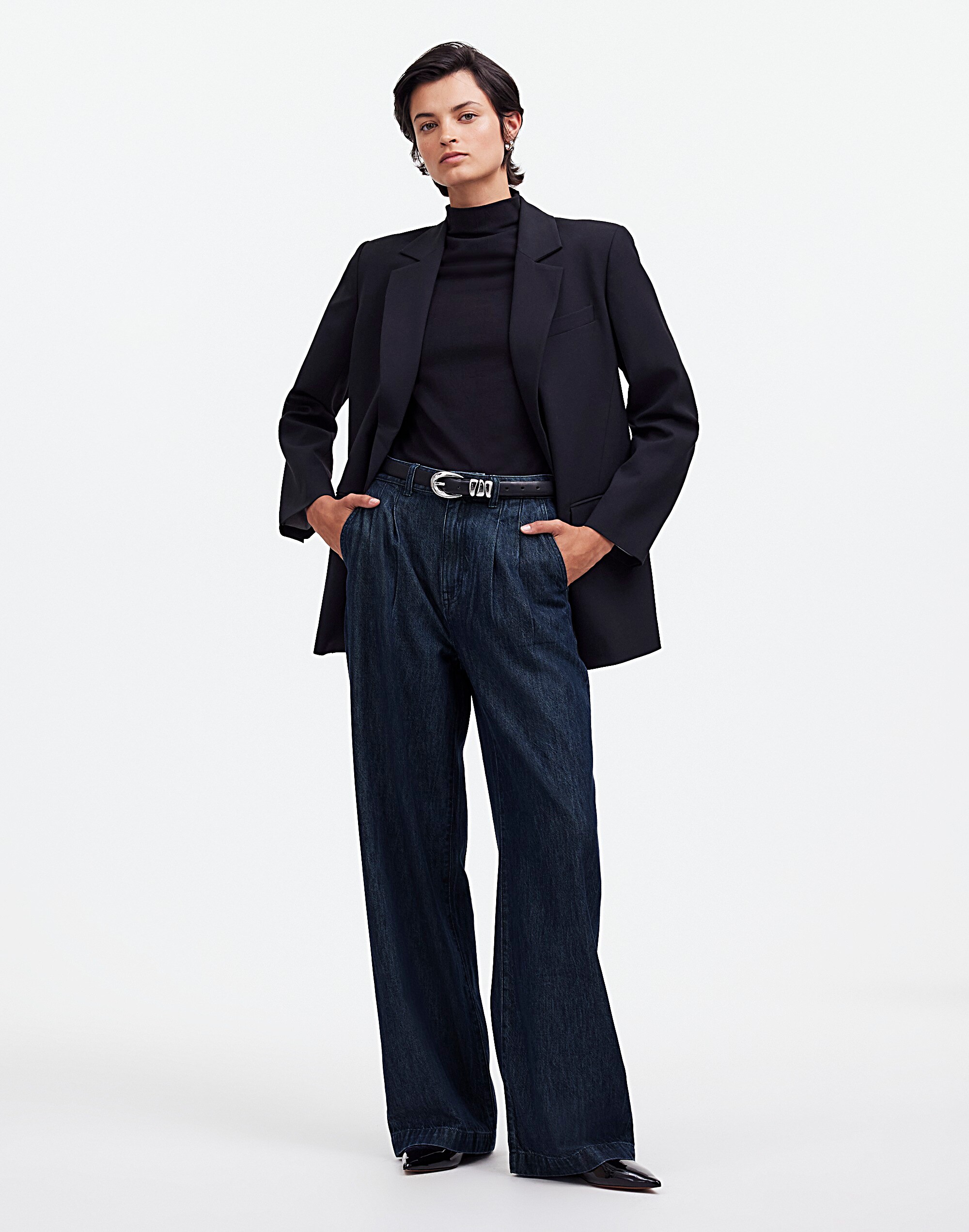The Tall Harlow Wide-Leg Jean: Airy Denim Edition
