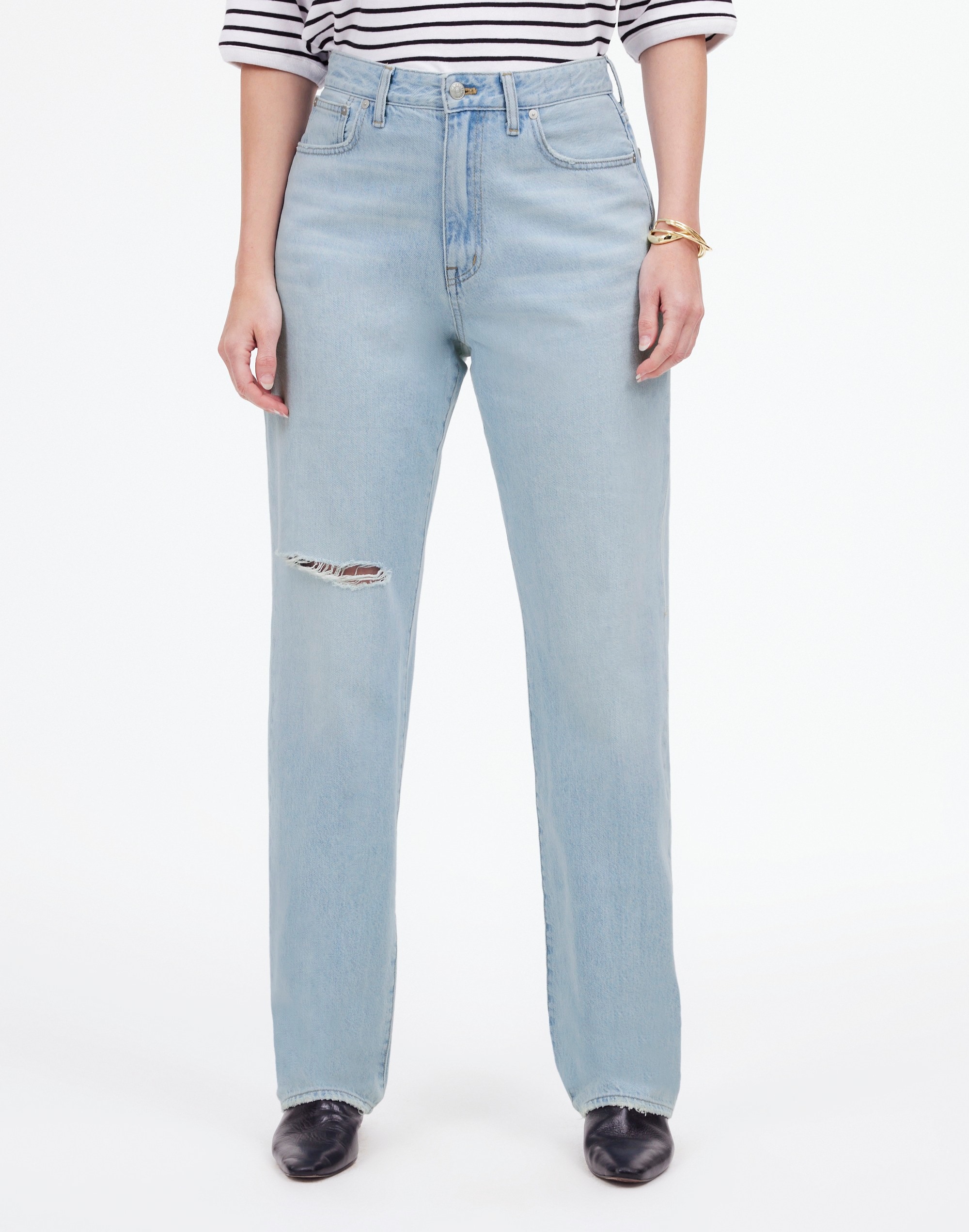 The Petite Curvy '90s Straight Jean