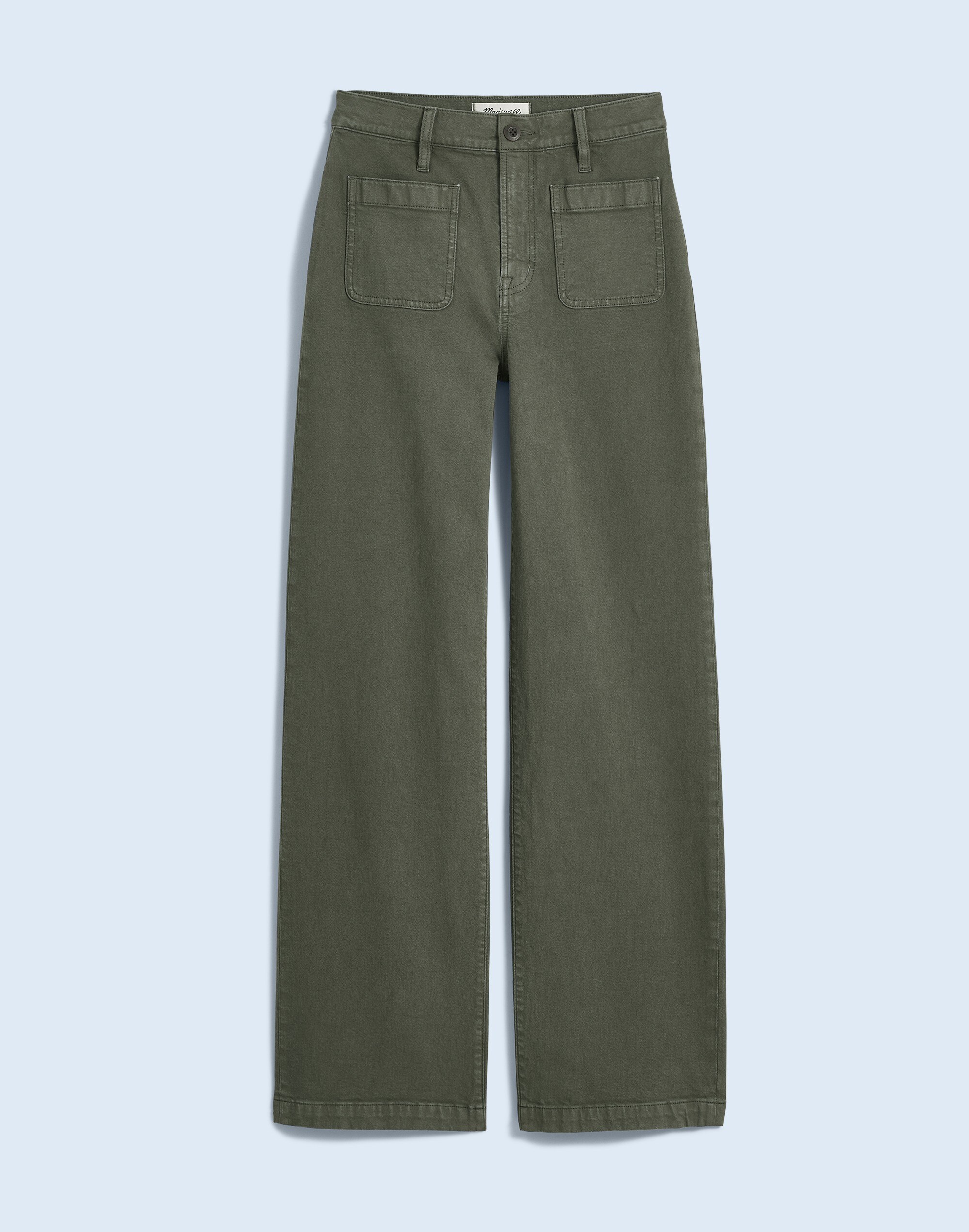 The Emmett Wide-Leg Pant: Patch Pocket Edition