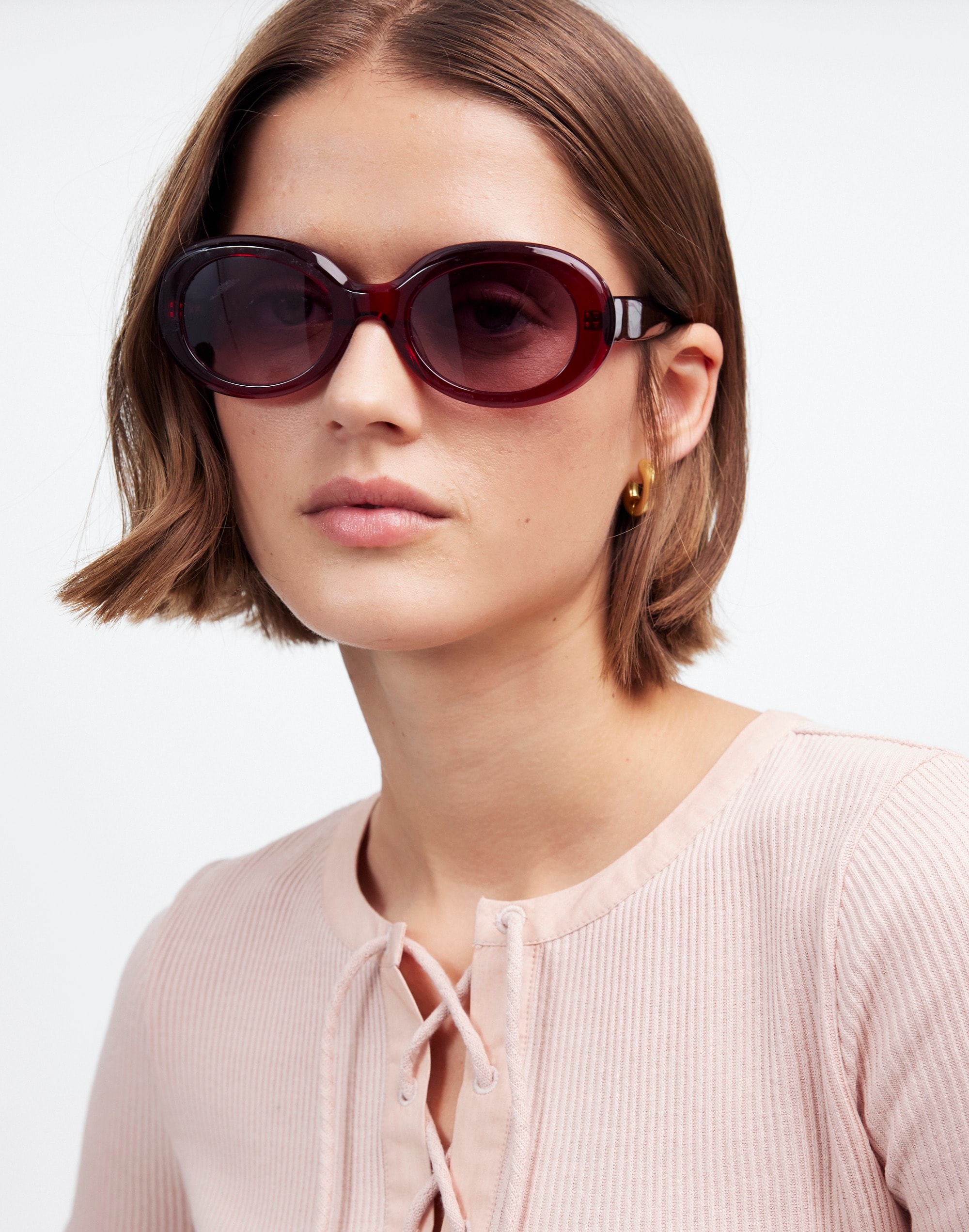 Madewell valoma chunky oval sunglasses Discover the Best Sunglasses of Summer 2023 | TikTok main image 2
