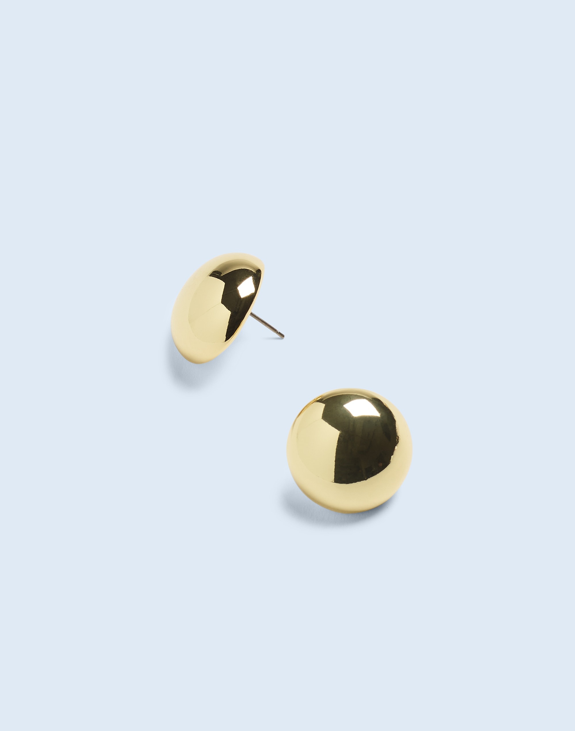Button Stud Earrings