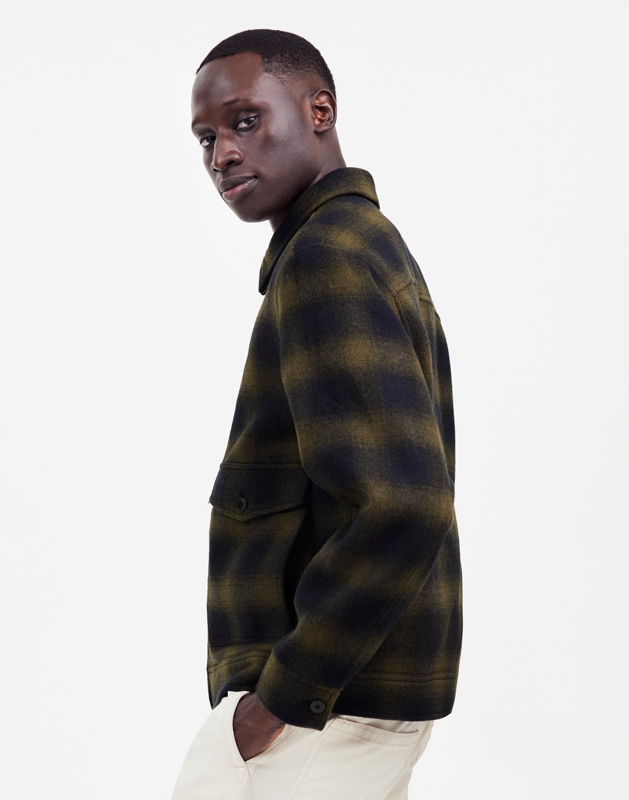 Plaid Zip-Front Jacket in Italian Fabric | Madewell