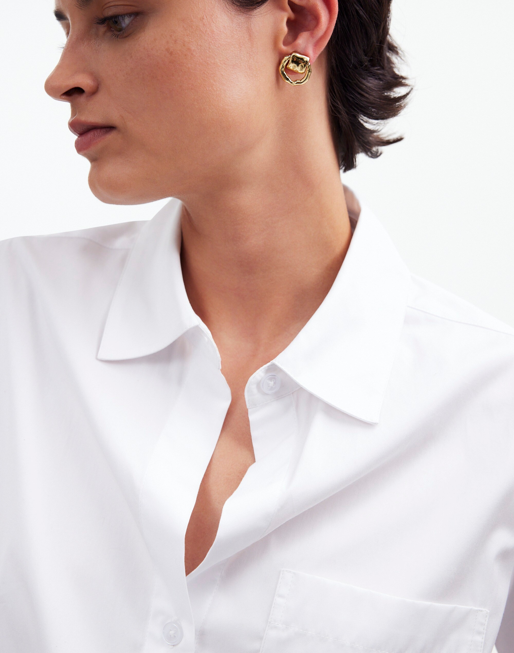 Molten Doorknocker Earrings