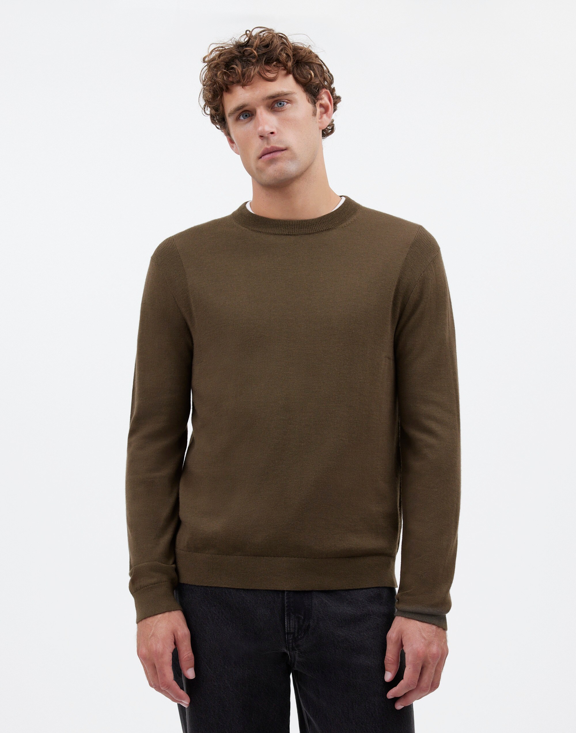 Merino Wool Crewneck Sweater