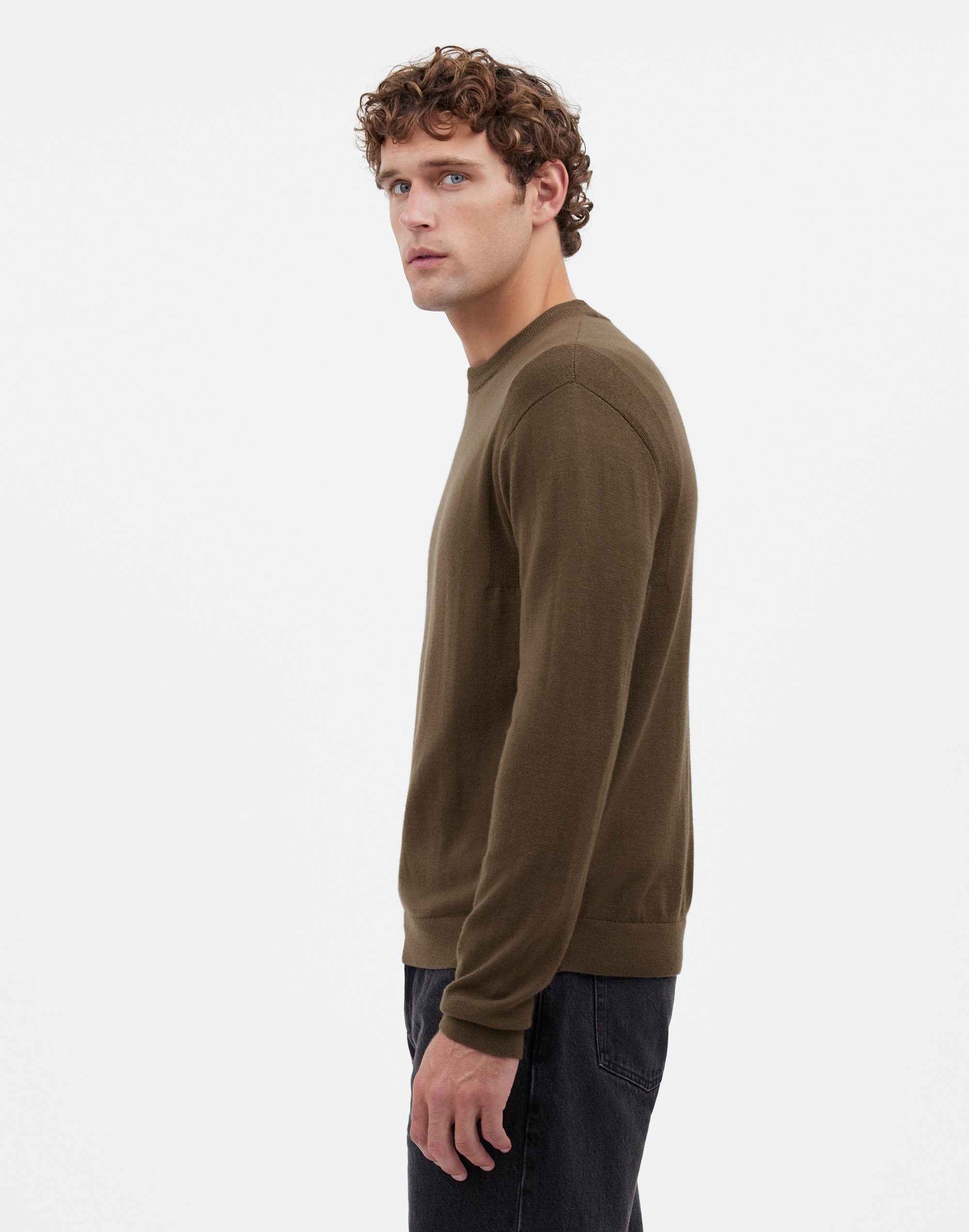 Merino Wool Crewneck Sweater