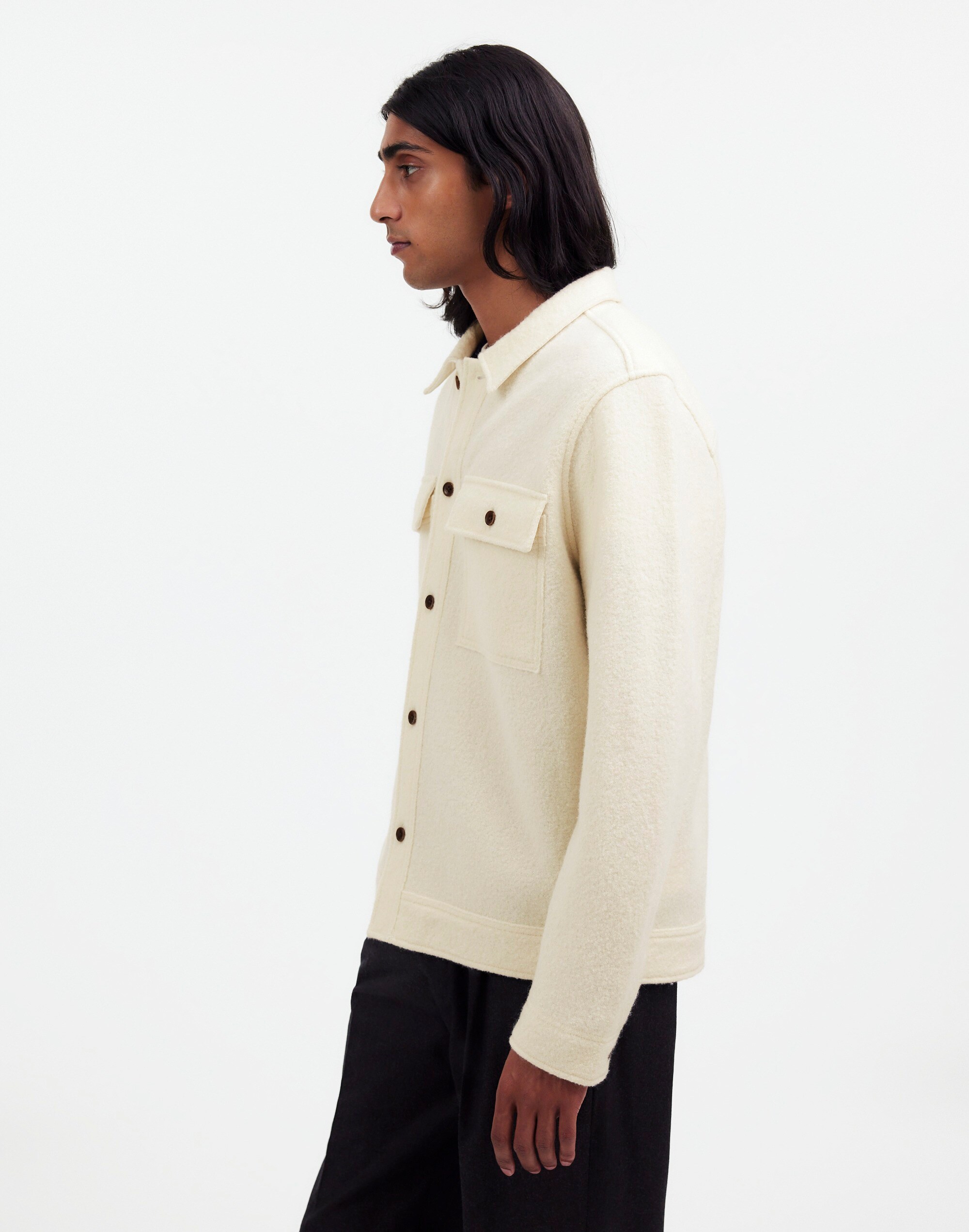 Boiled Wool Shirt-Jacket