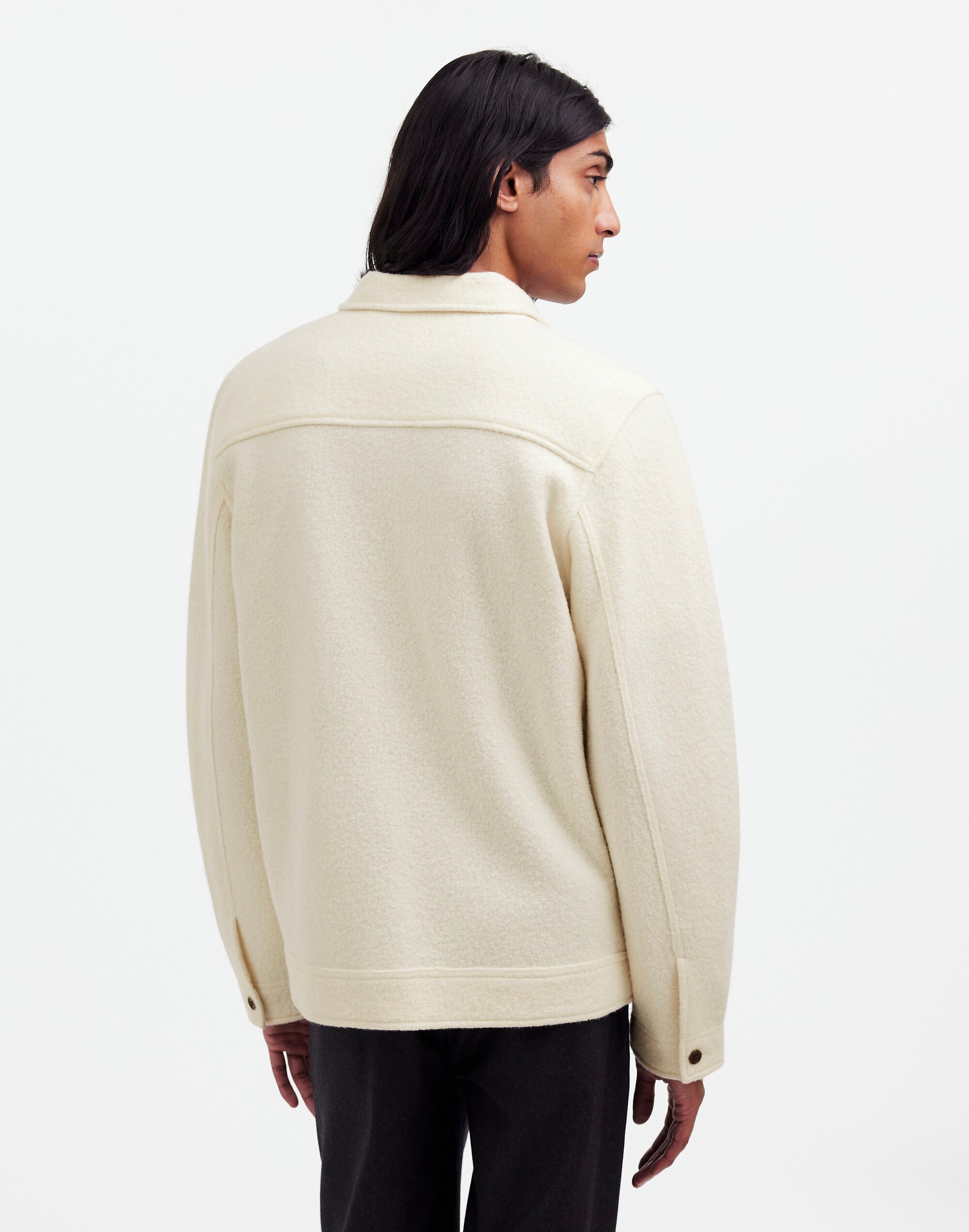 Boiled Wool Shirt-Jacket