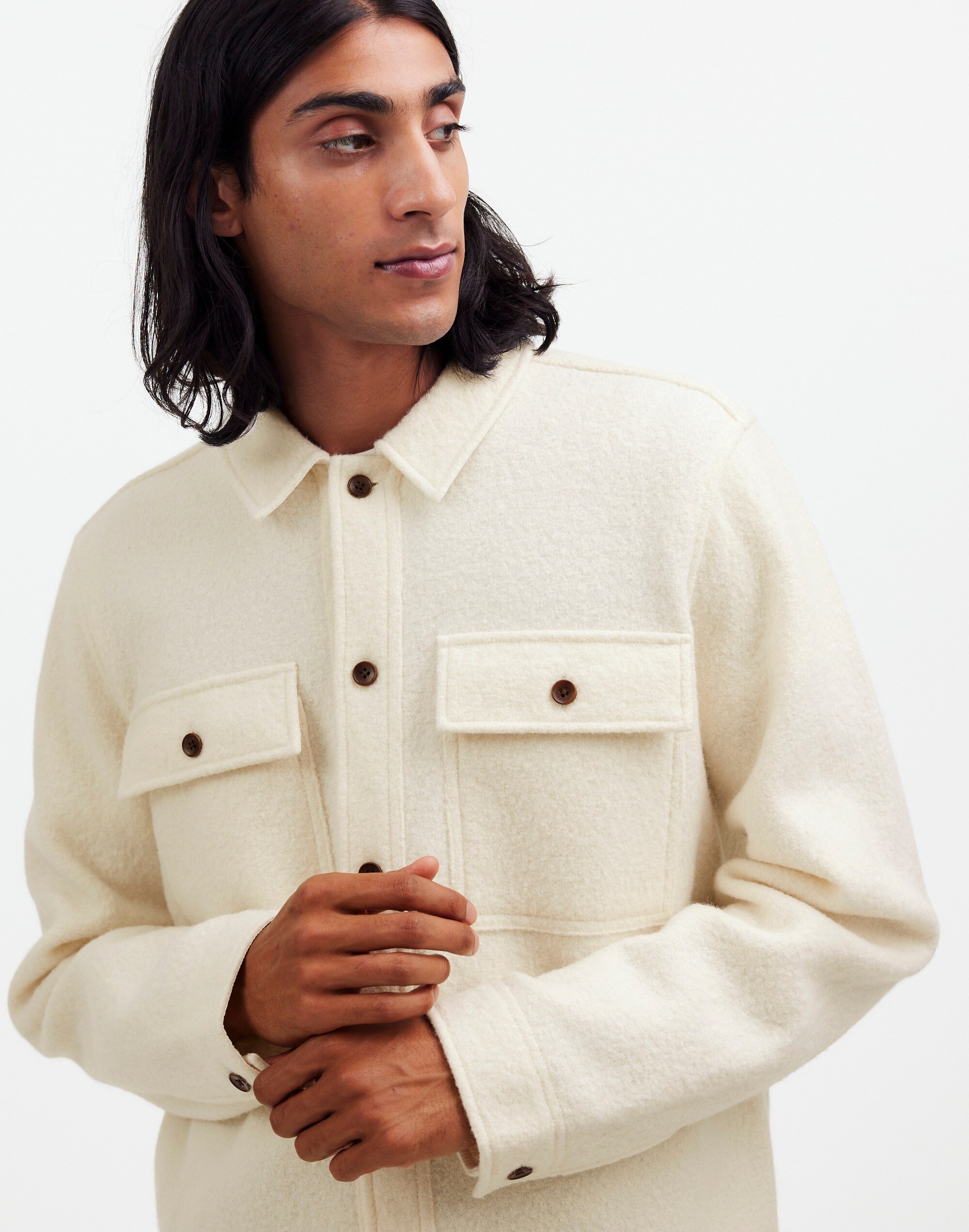 Boiled Wool Shirt-Jacket