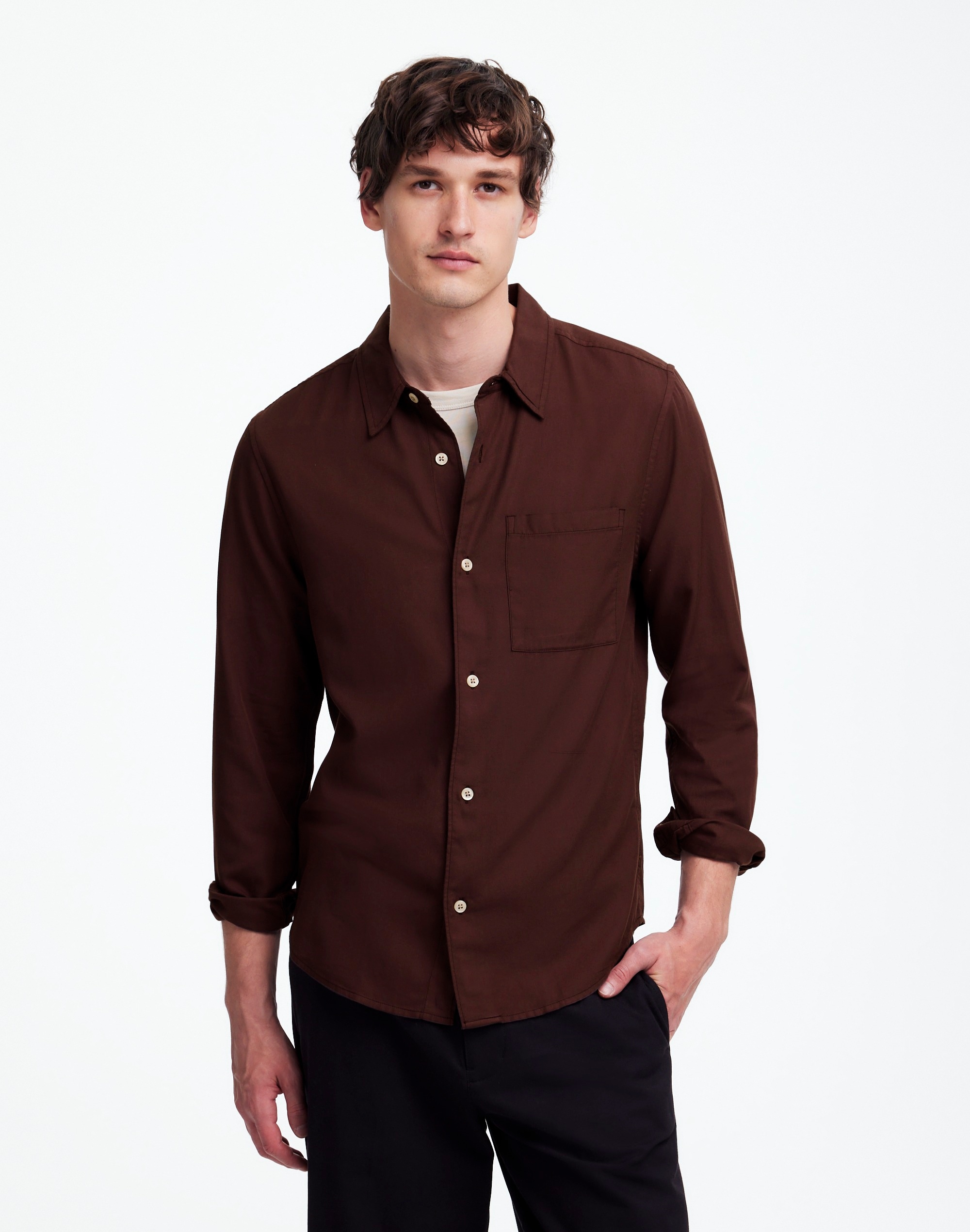 The Perfect Shirt in Softdrape Twill