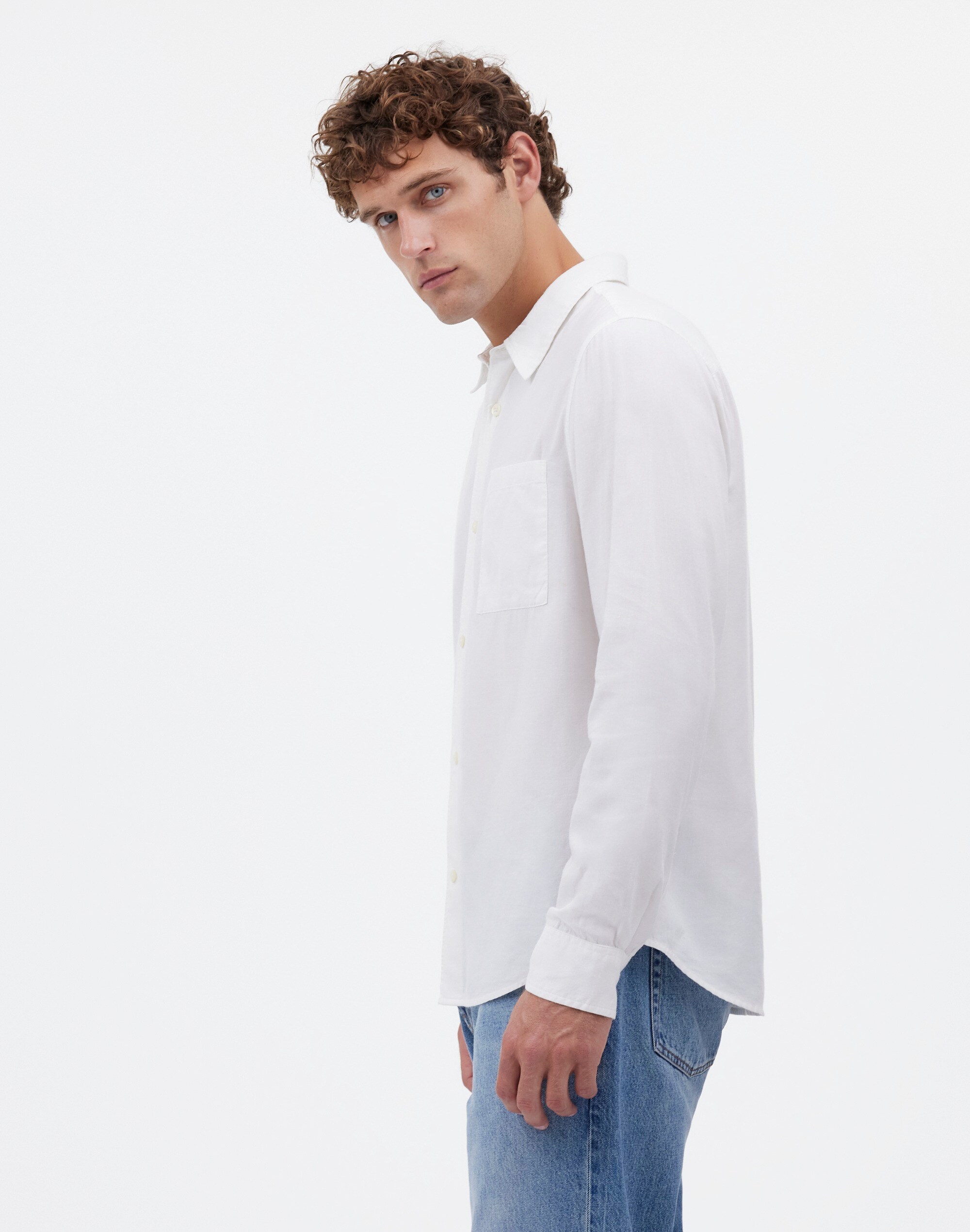 The Perfect Shirt in Softdrape Twill