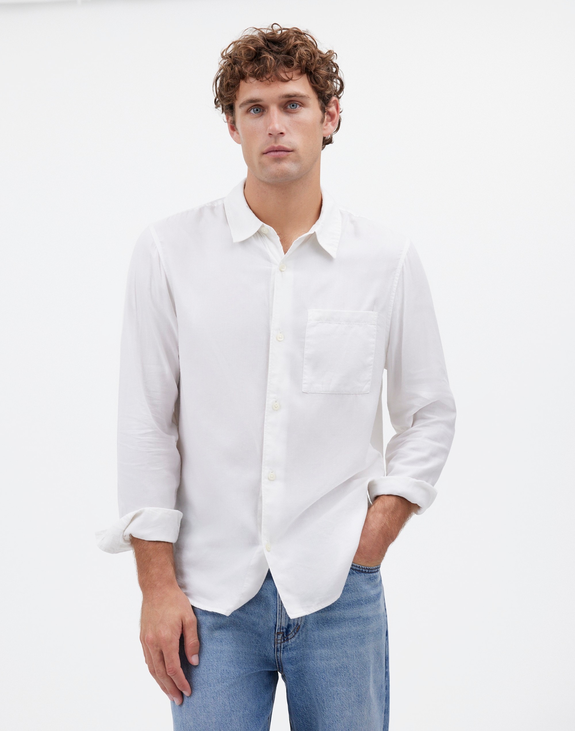 The Perfect Shirt in Softdrape Twill