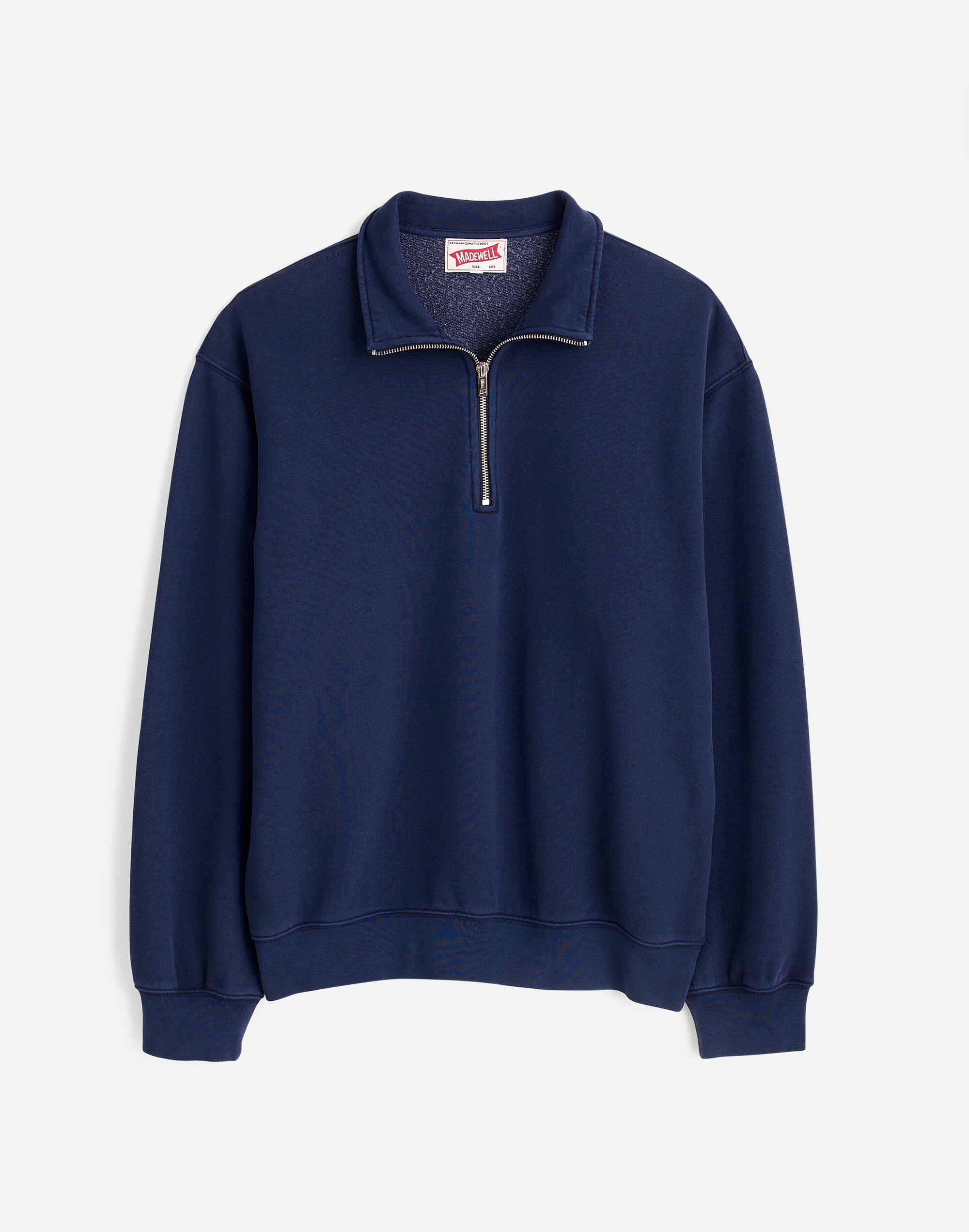 The McCarren Midweight Quarter Zip Sweatshirt | Madewell