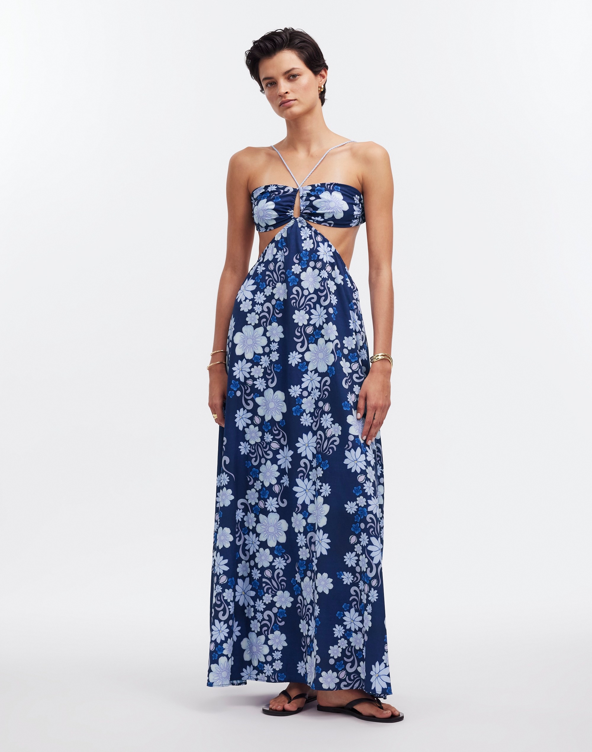 madewell x agua bendita daphne maxi dress