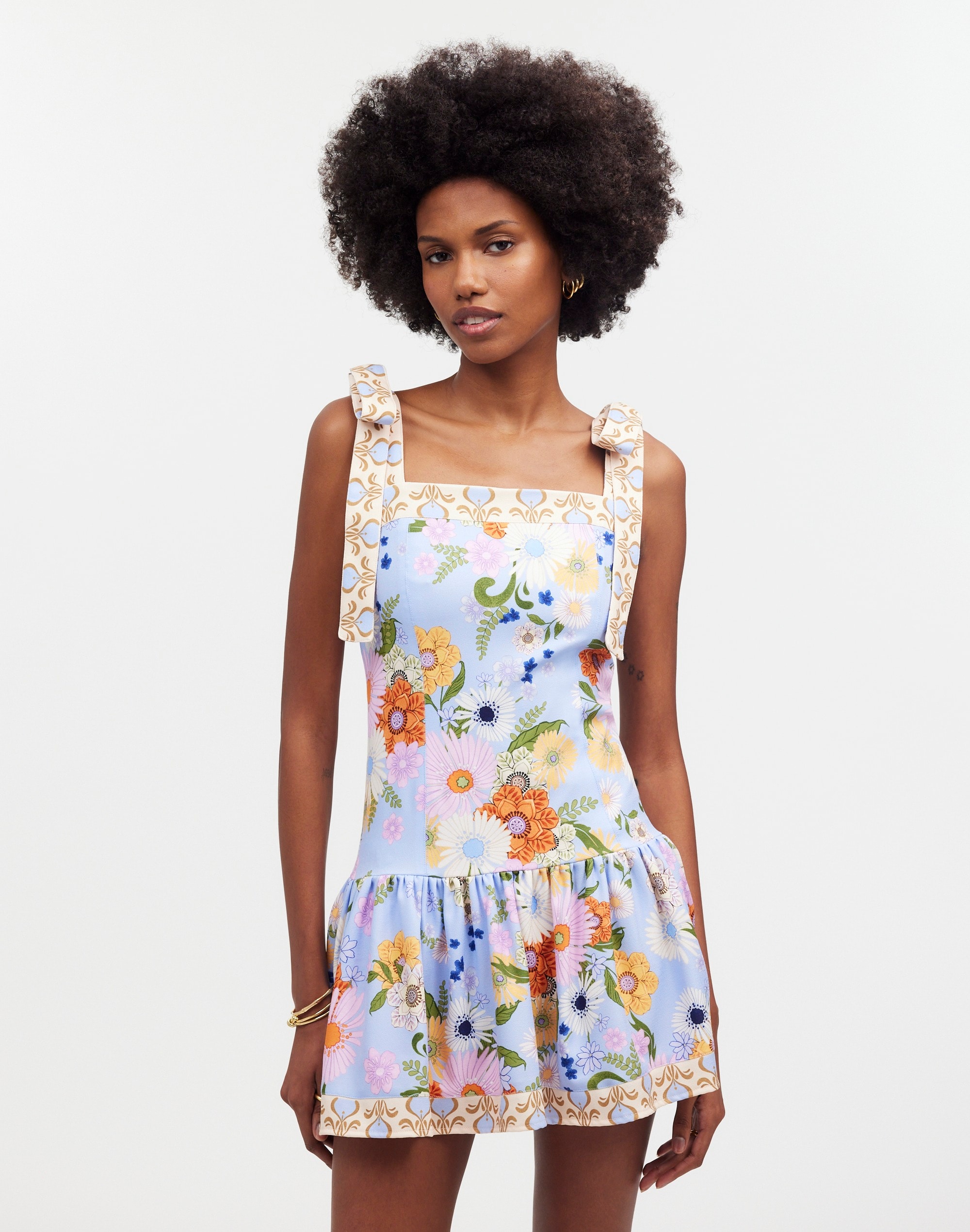madewell x agua bendita joaquina mini dress