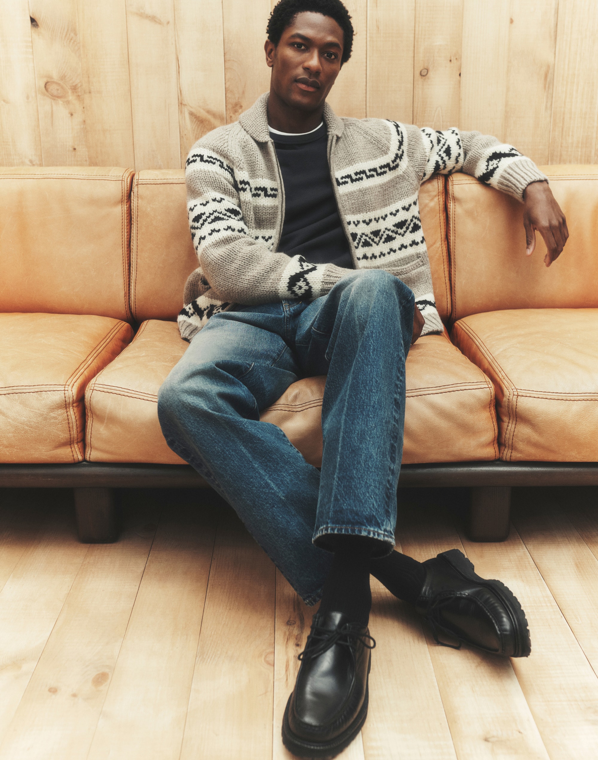 Madewell x G.H.BASS Wallace Leather Moc