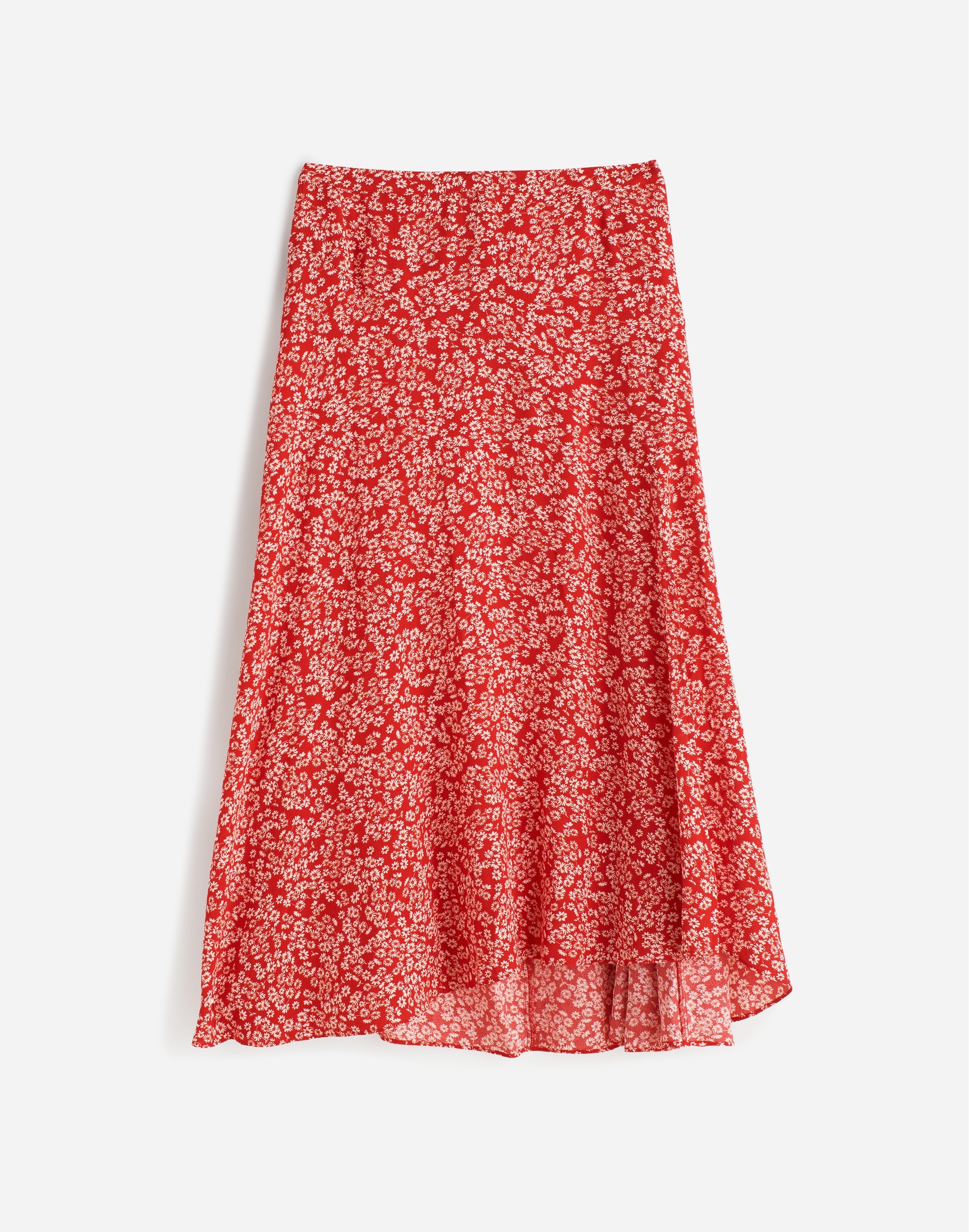 Midi Slip Skirt in Floral