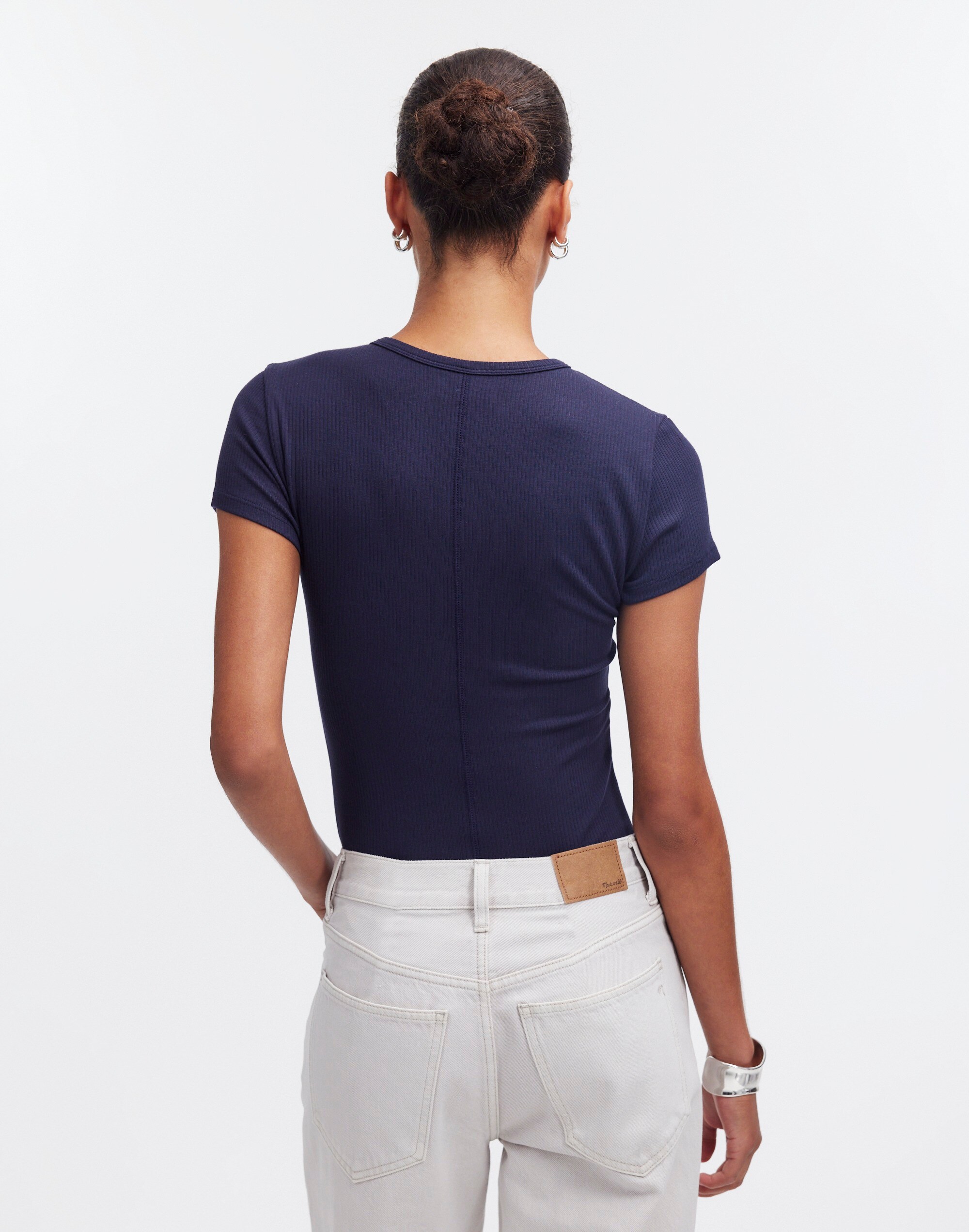 Drapey Rib Tee