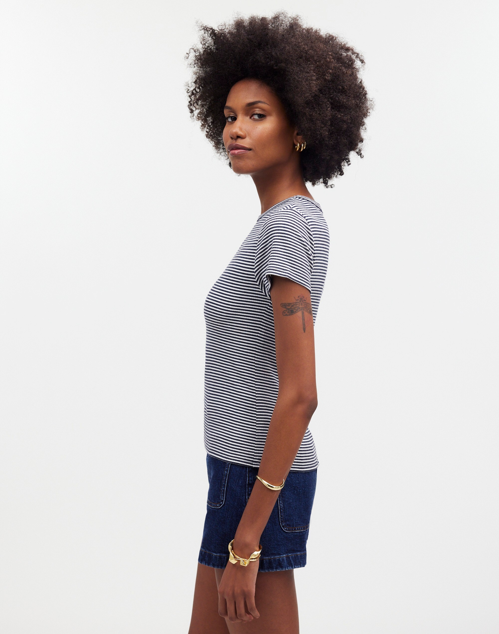 Drapey Rib Tee