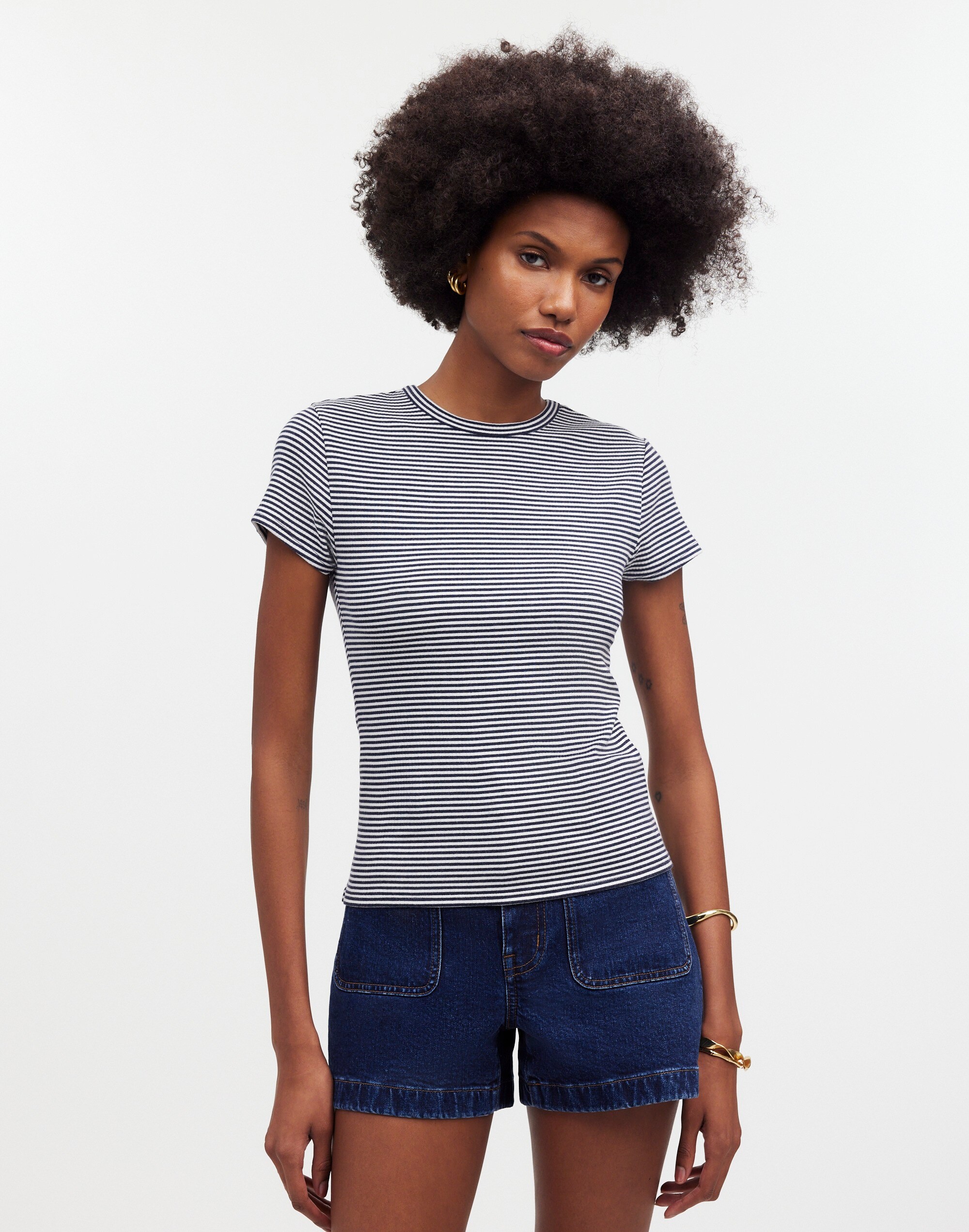 Drapey Rib Tee