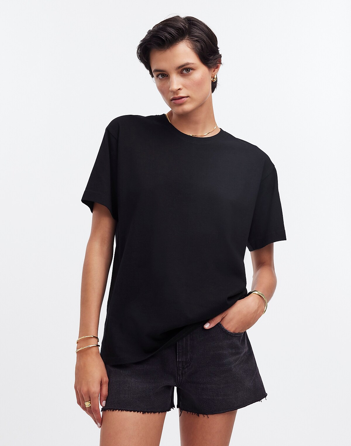 Cotton Relaxed Oversized Tee