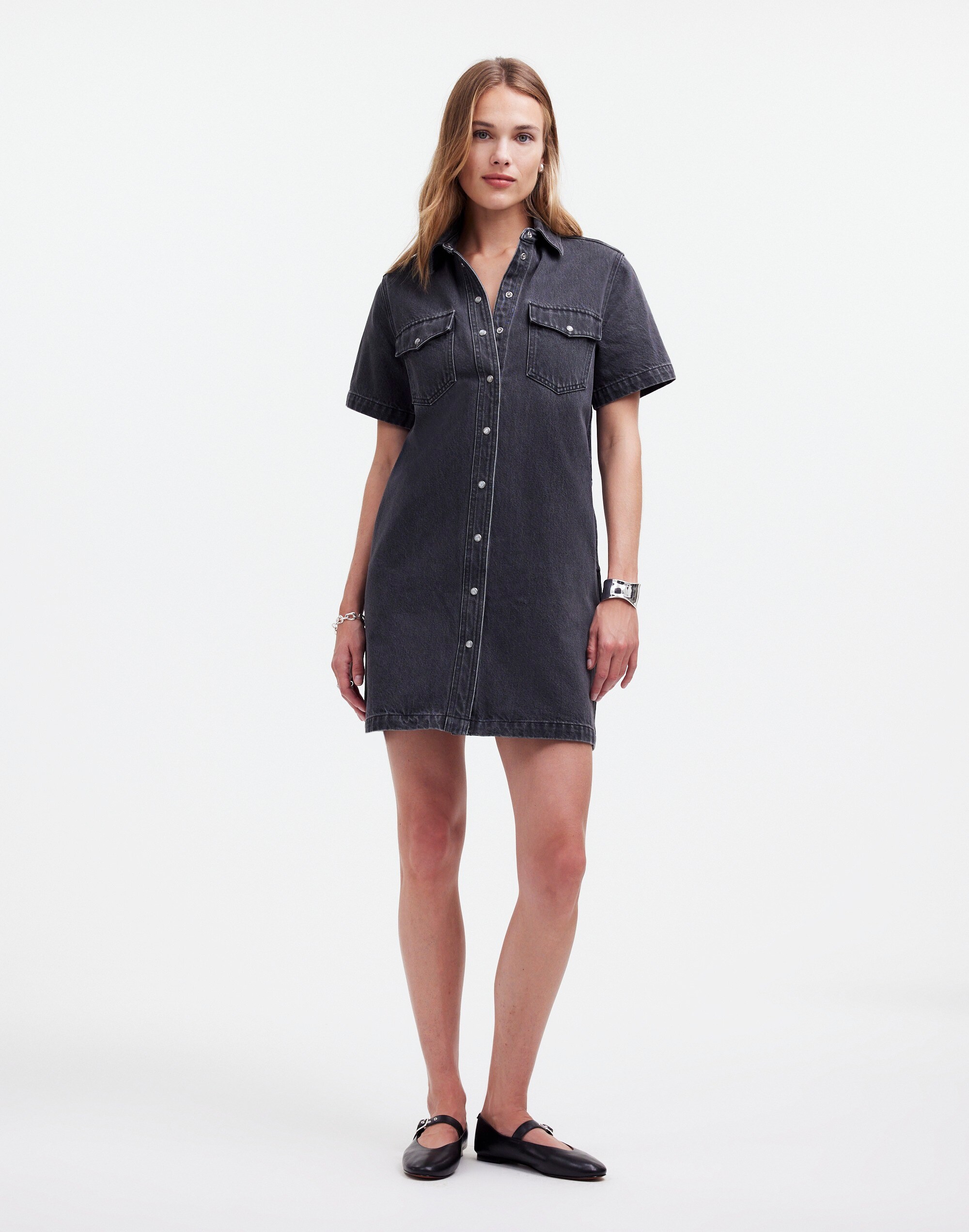 Oversized Mini Shirtdress