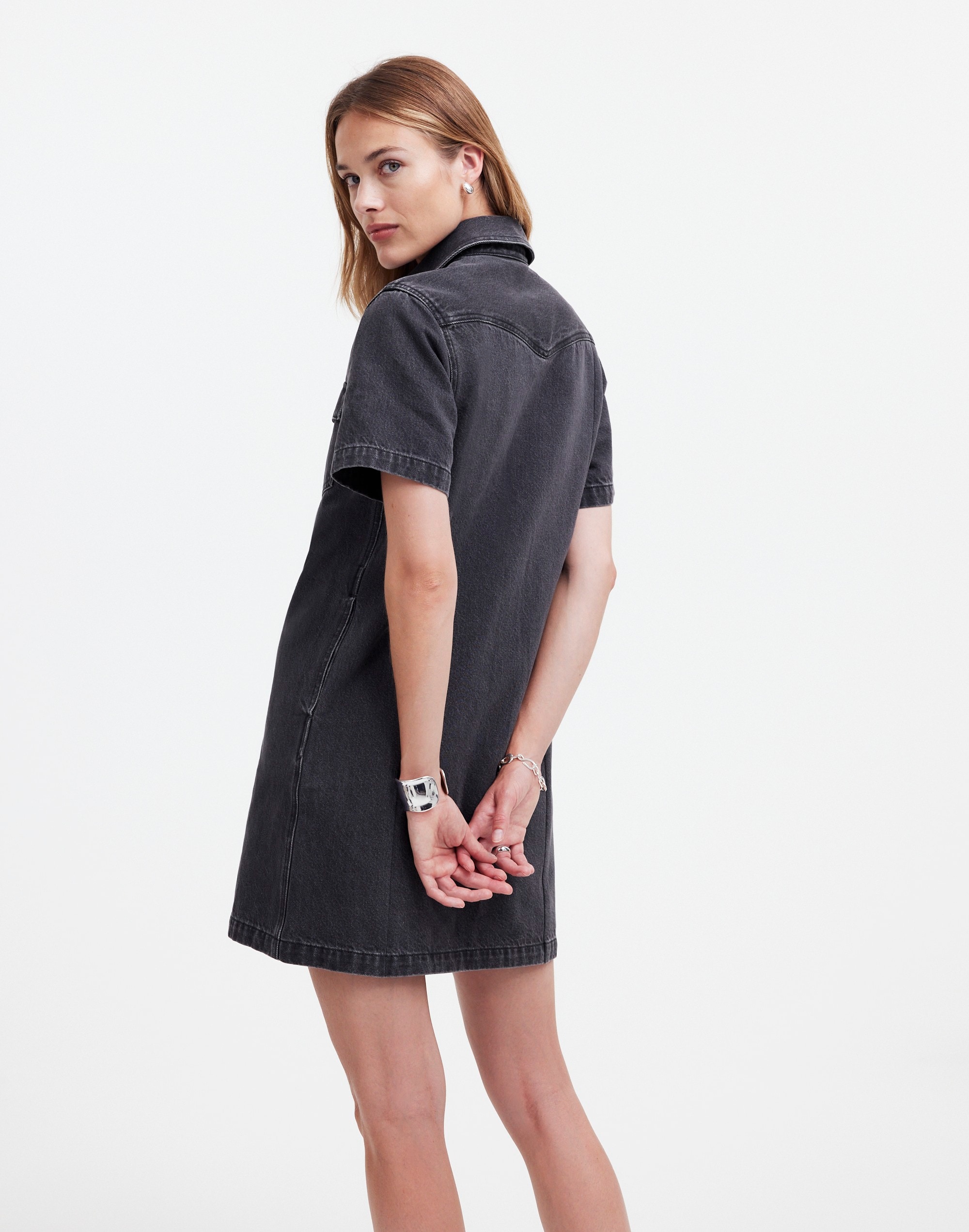 Oversized Mini Shirtdress