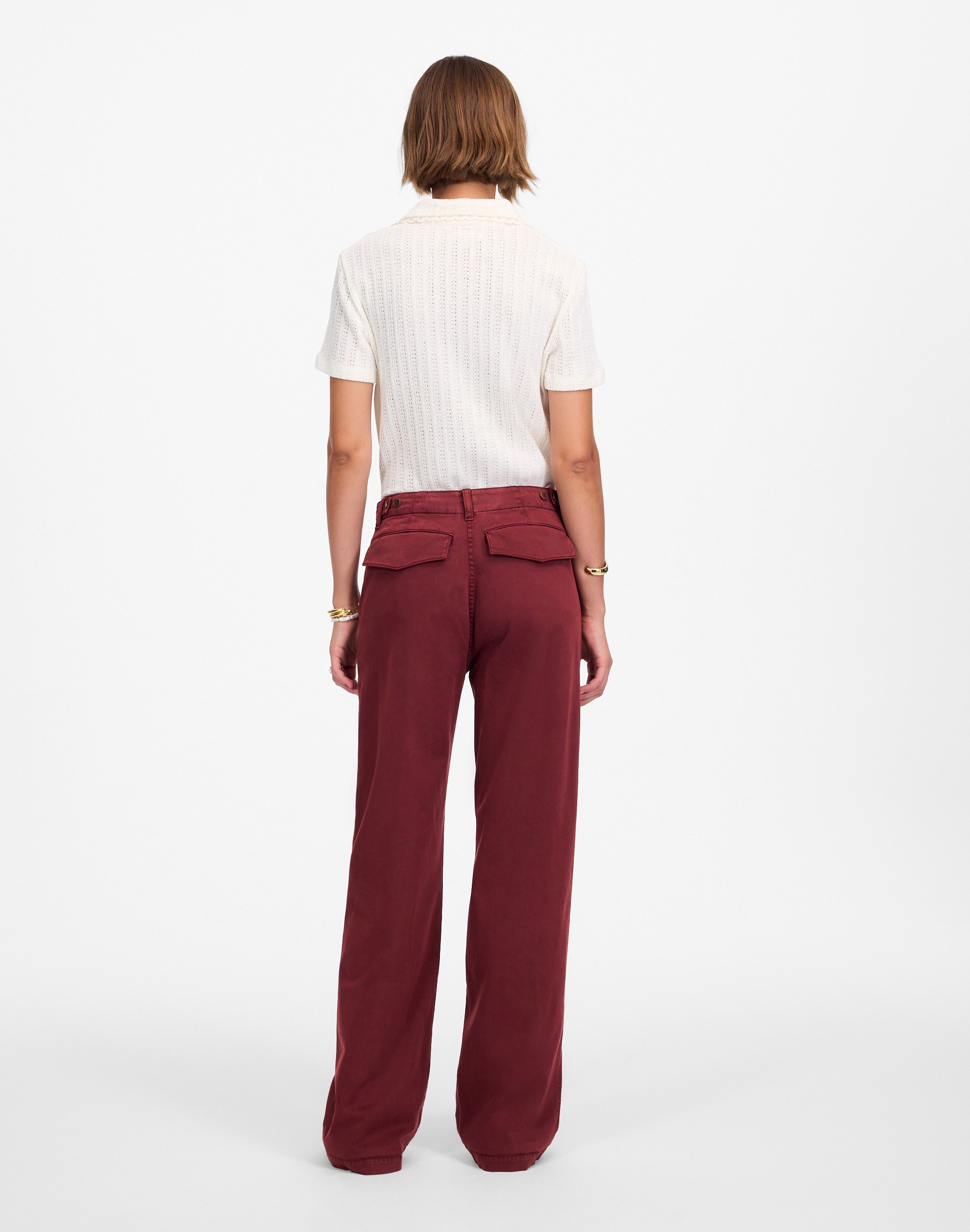 Petite Low-Slung Baggy Utility Pants