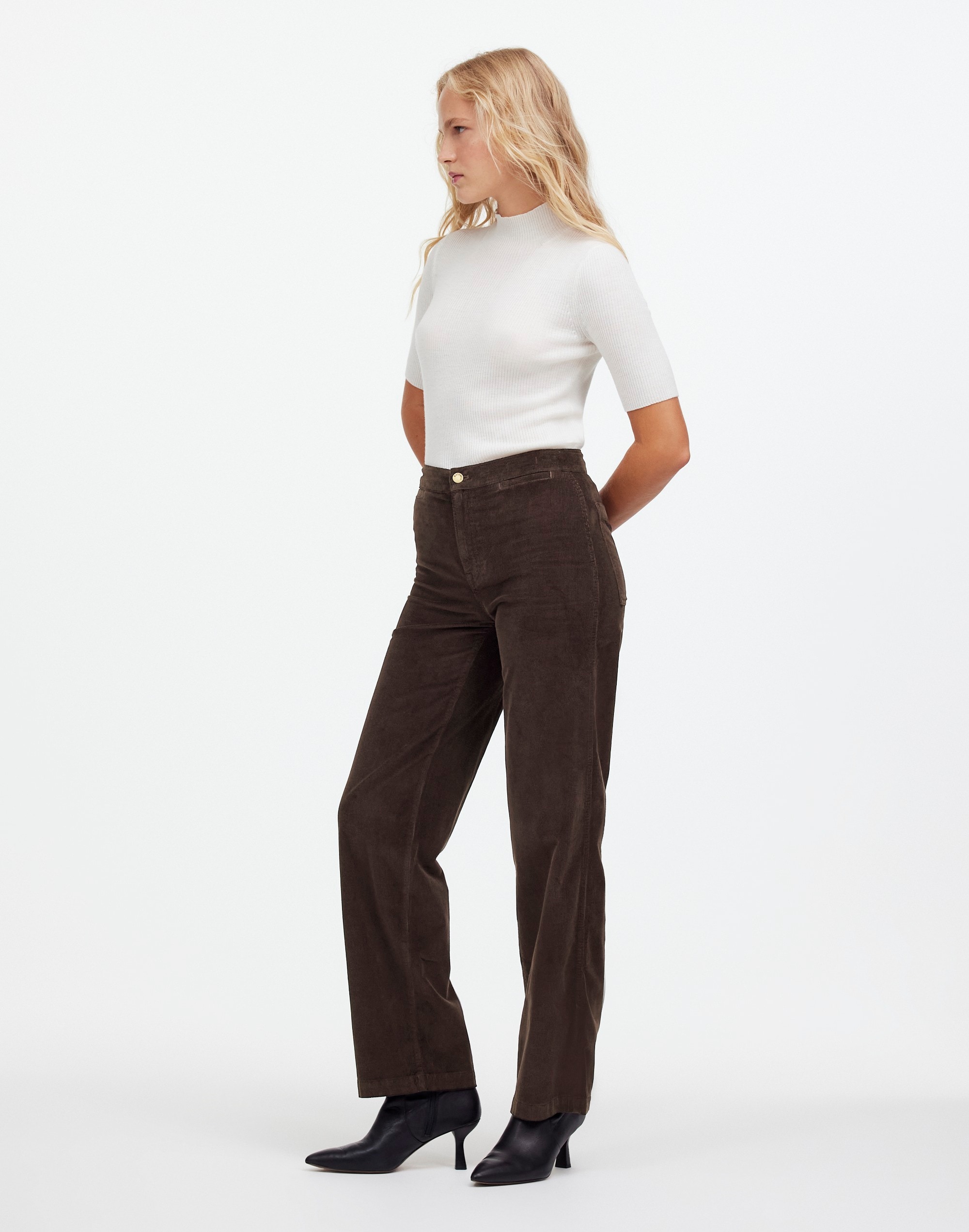 The Emmett Wide-Leg Pant in Corduroy: Welt Pocket Edition