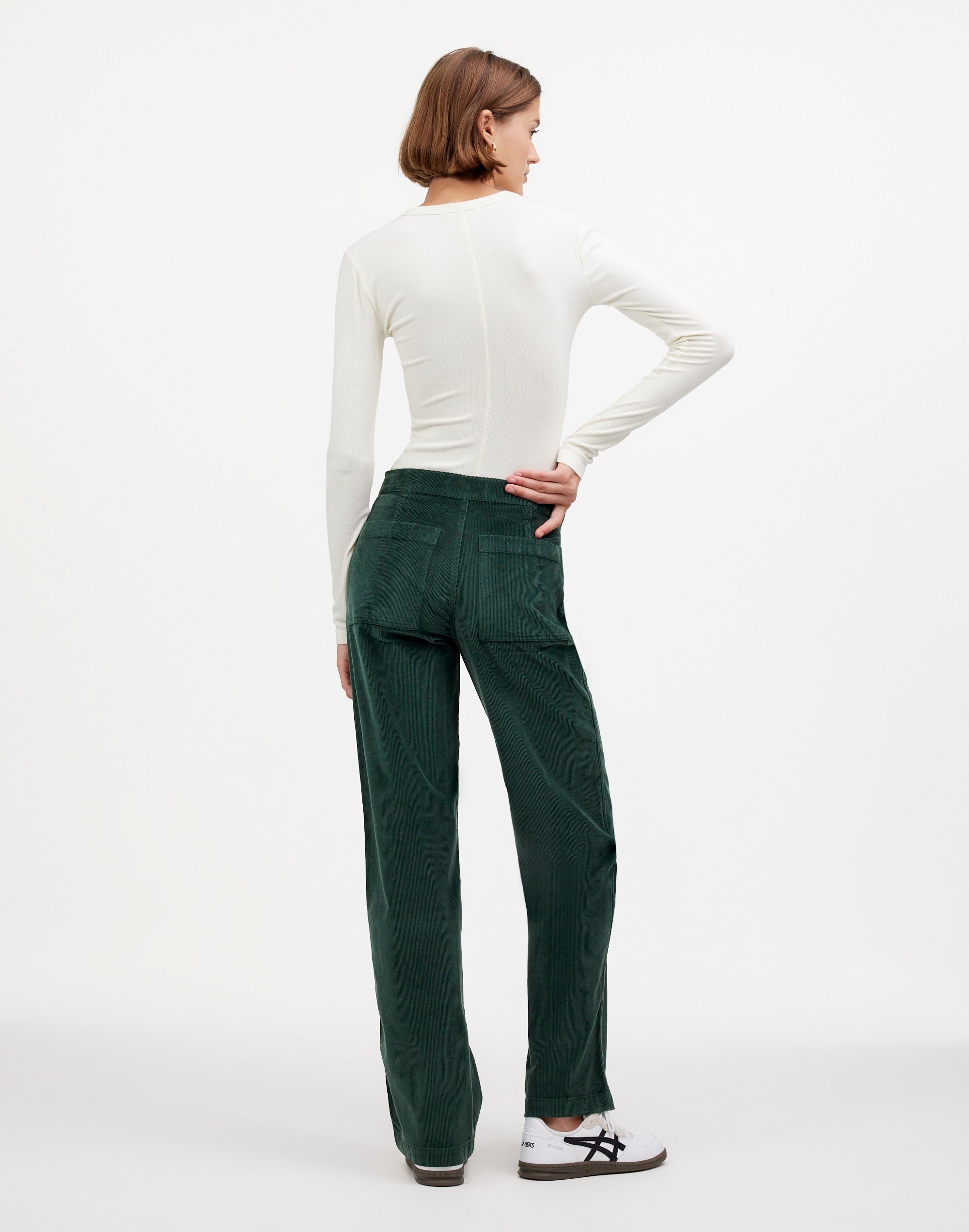 The Emmett Wide-Leg Pant in Corduroy: Welt Pocket Edition