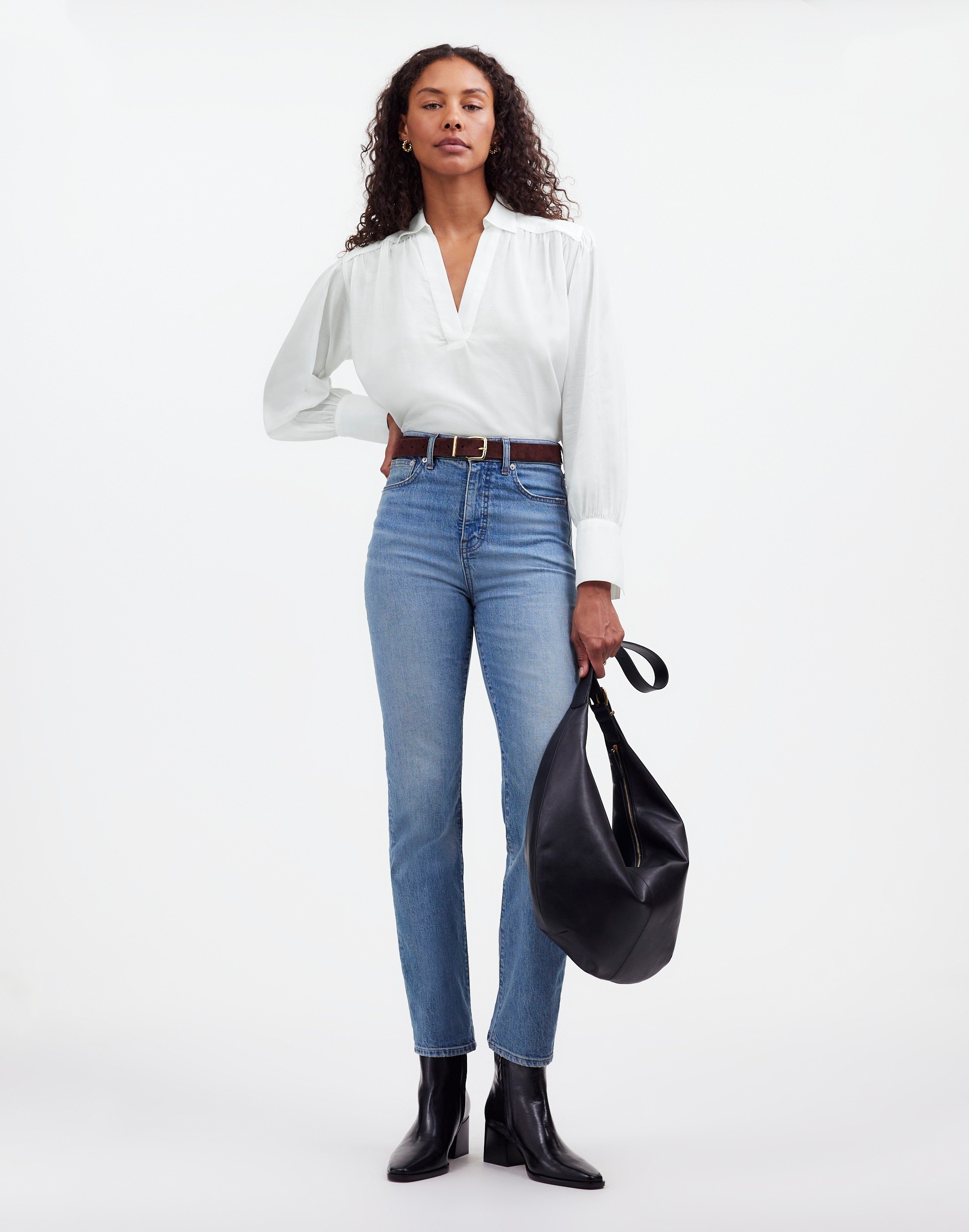 Easy Long-Sleeve Popover Shirt