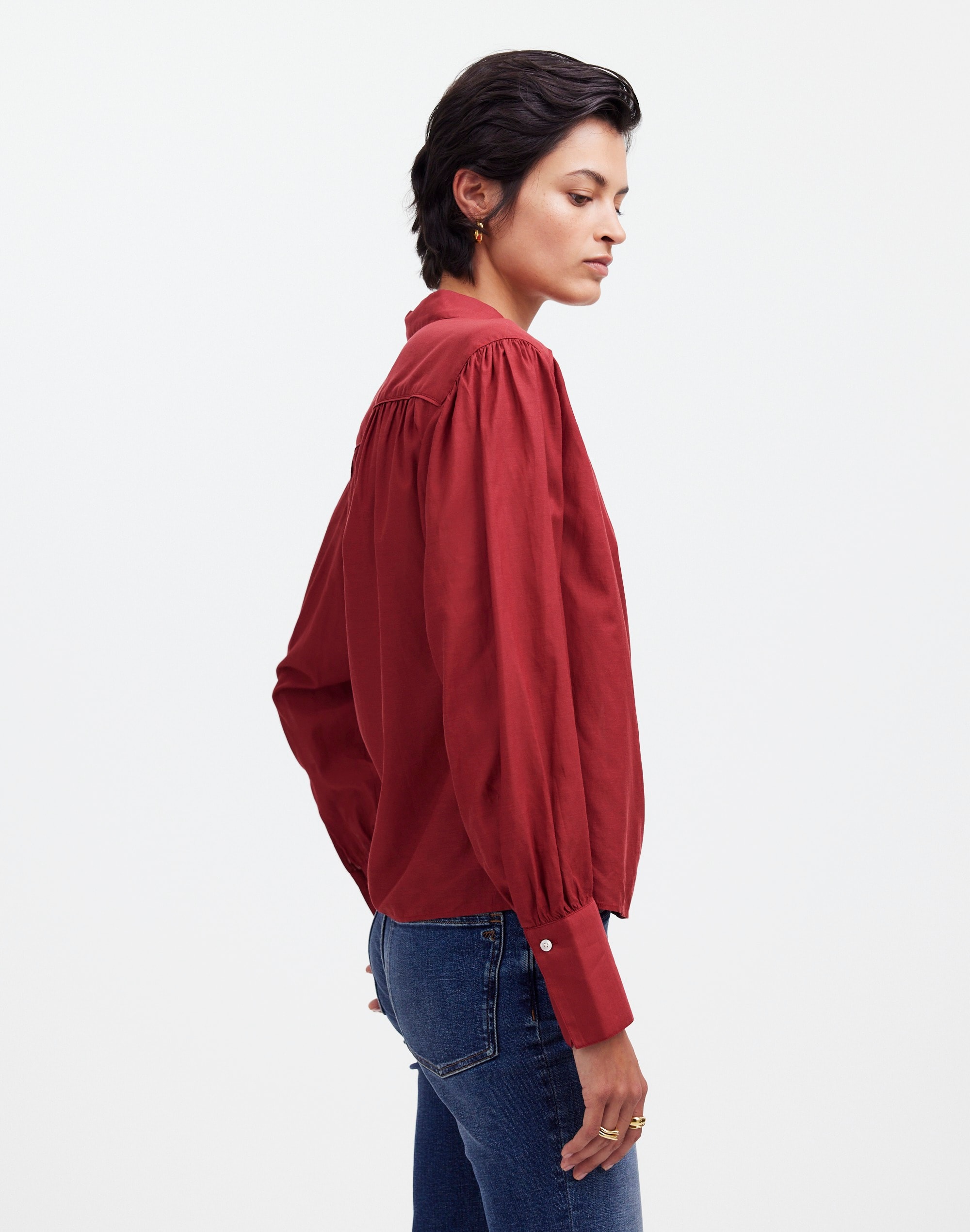 Easy Long-Sleeve Popover Shirt