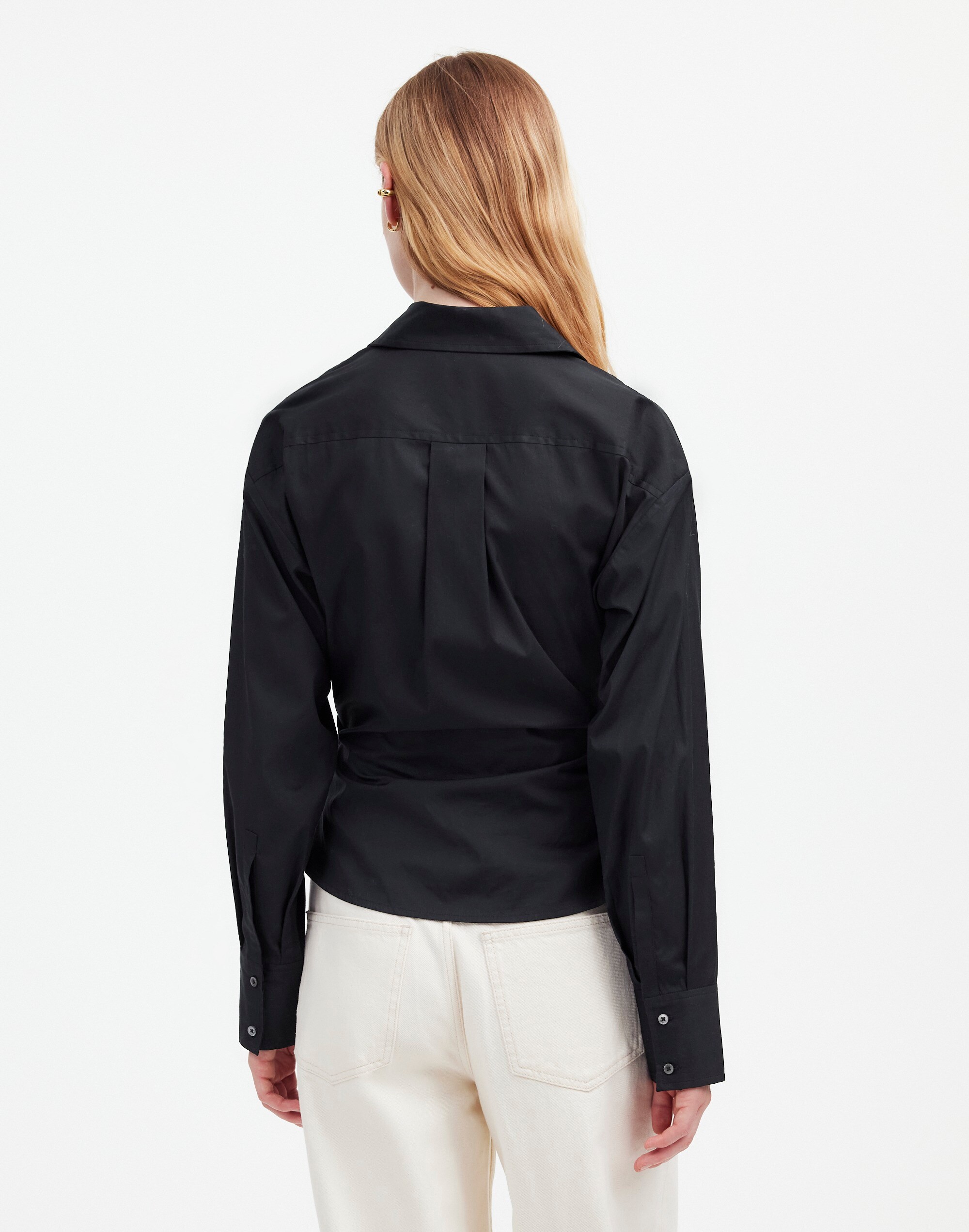 Asymmetric Button-Up Shirt