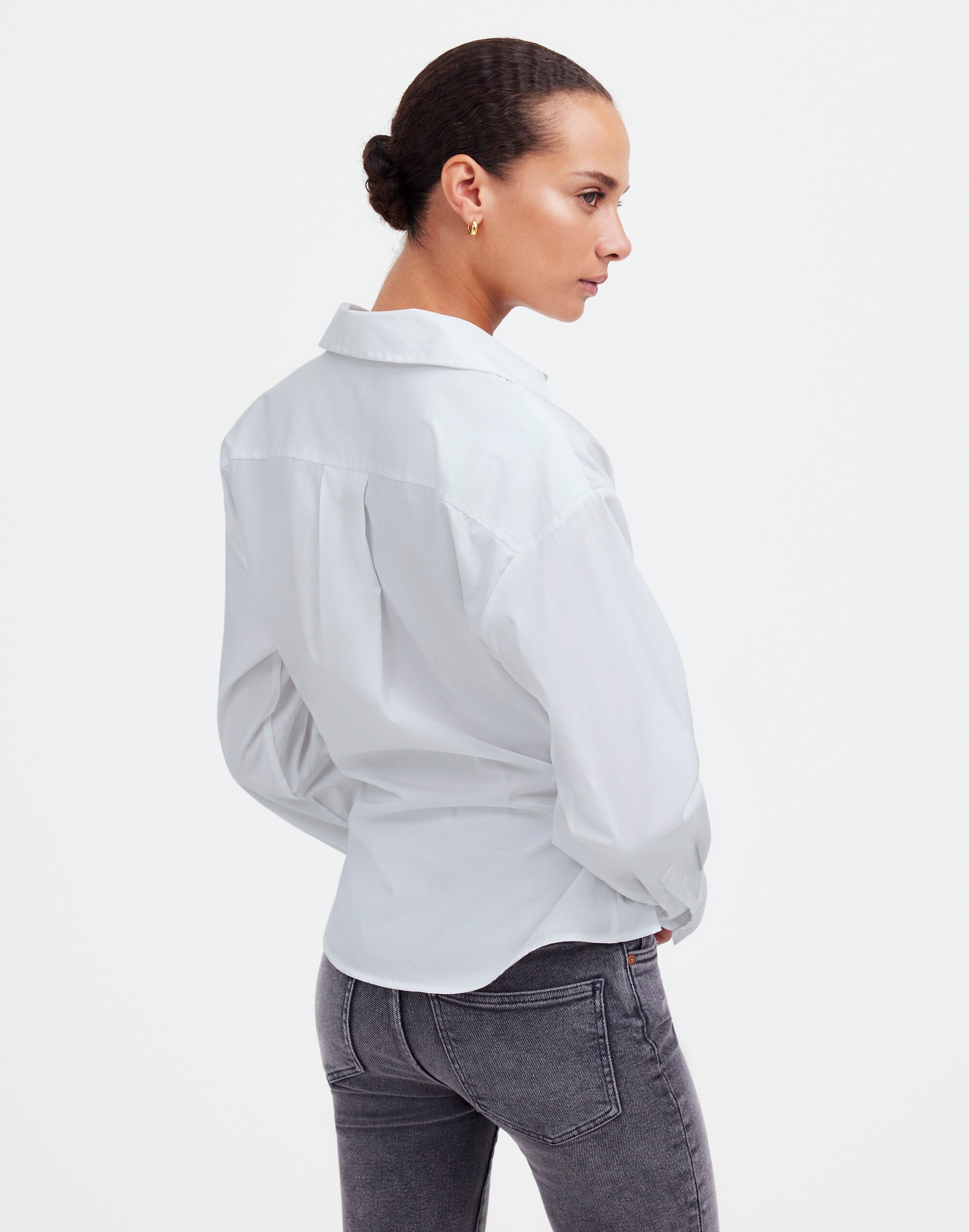 Asymmetric Button-Up Shirt