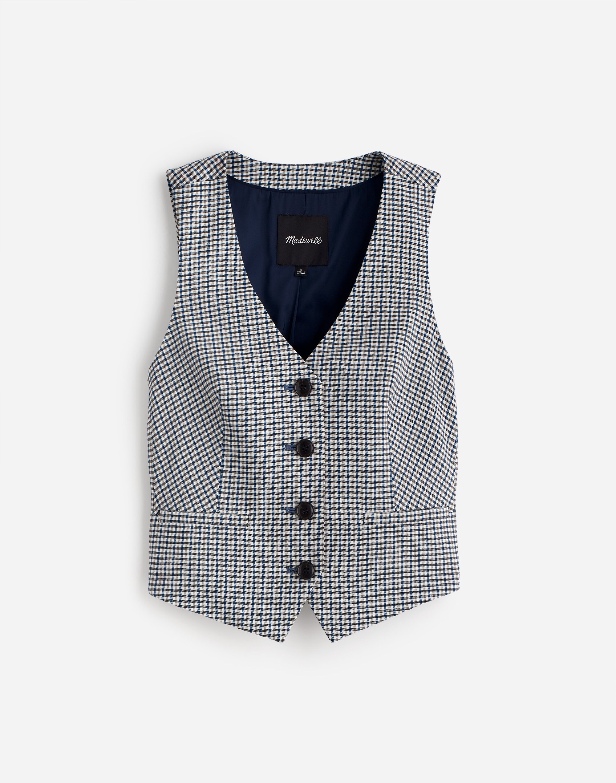 Waisted Vest in Yarn-Dye