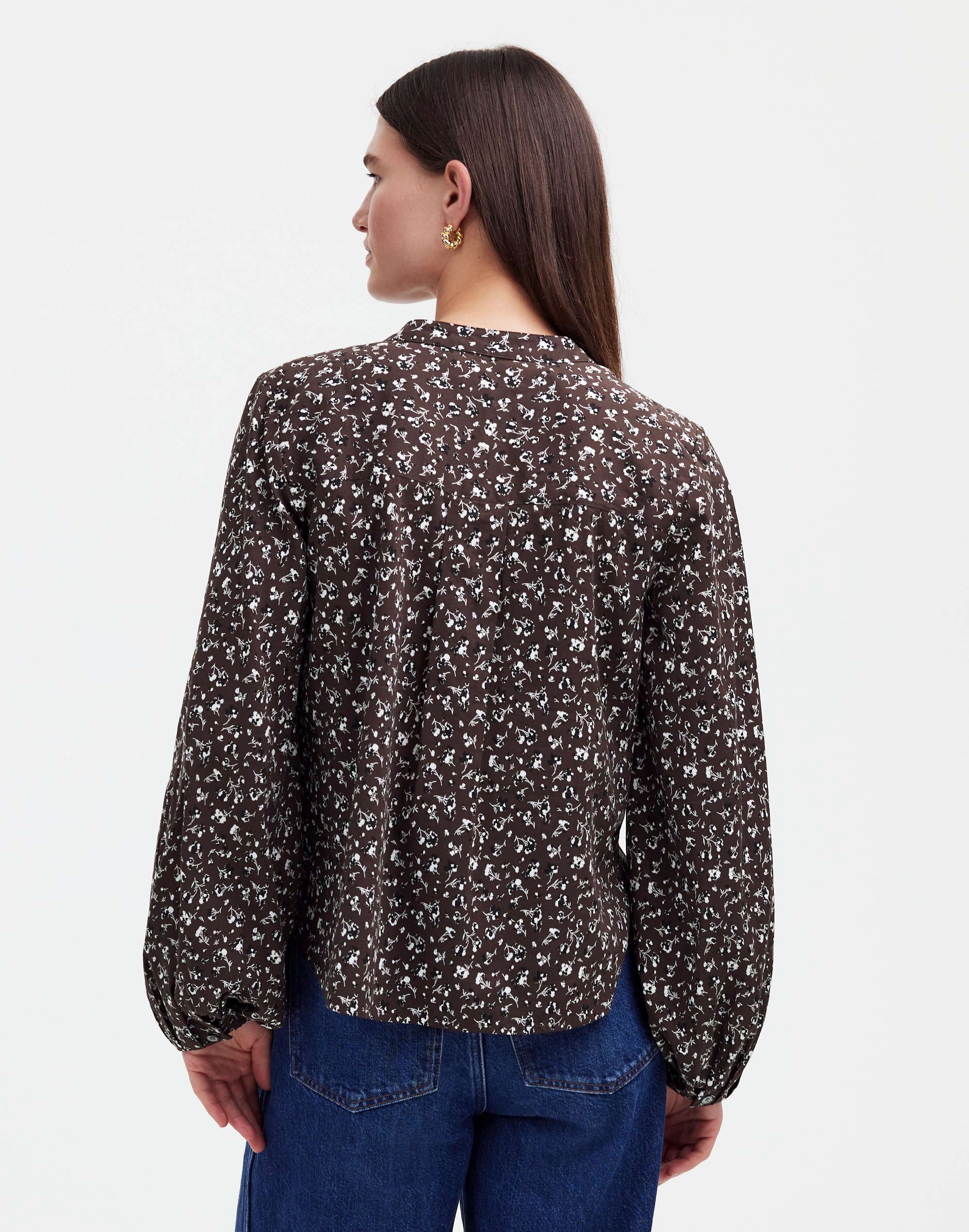 V-Neck Long-Sleeve Top