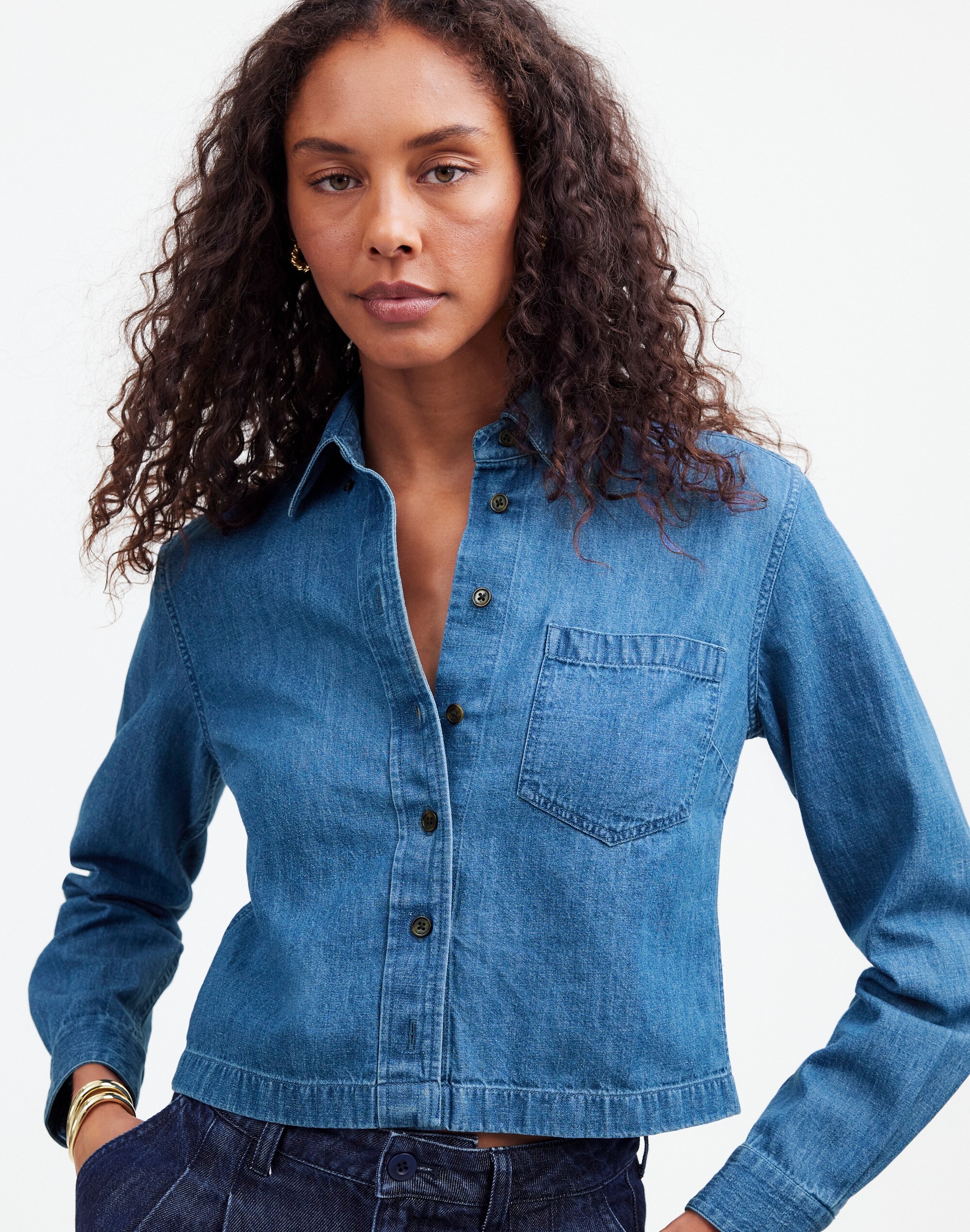 Relaxed Button-Up Shirt