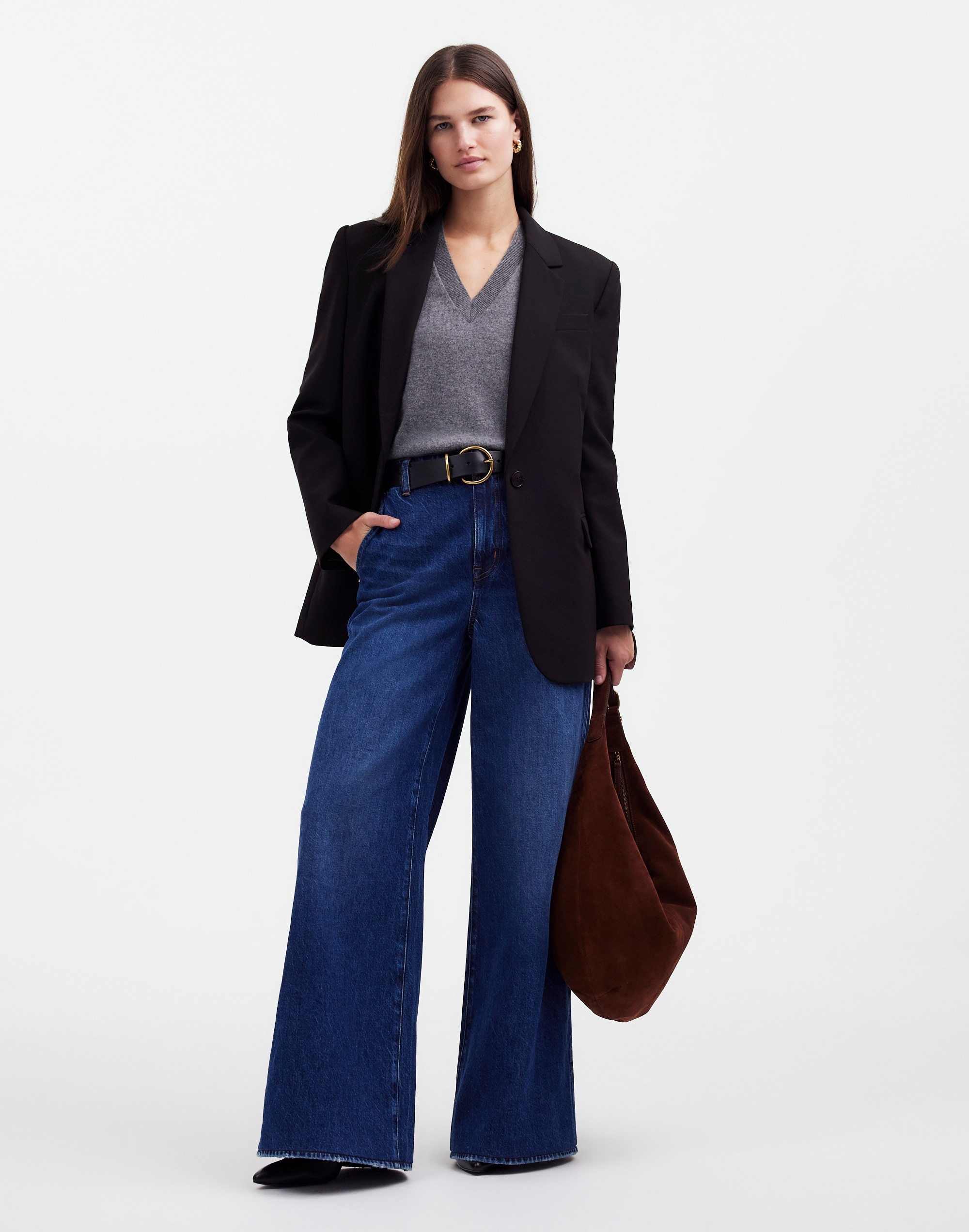 the kline blazer in wool blend
