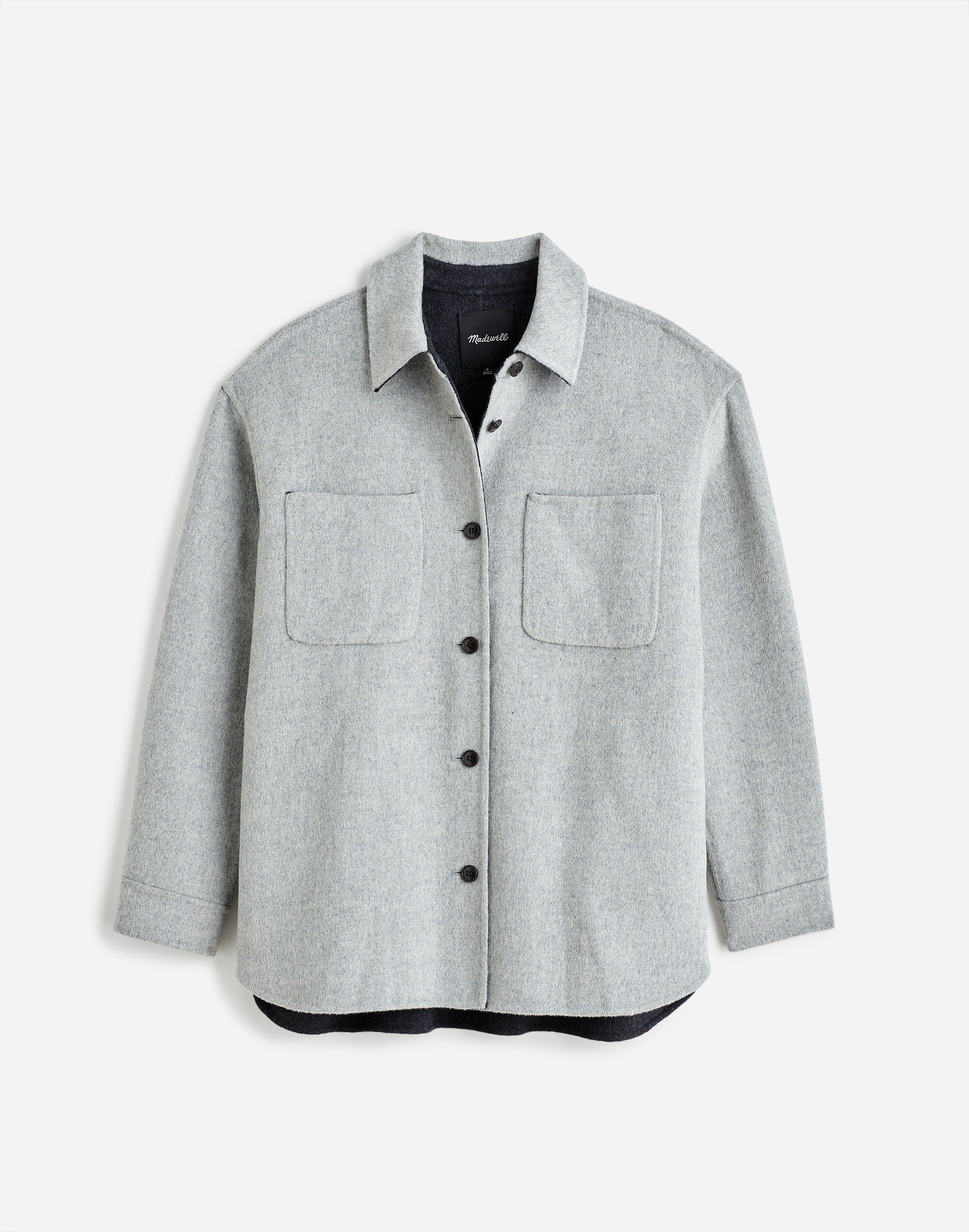 Double-Faced Long Shirt-Jacket